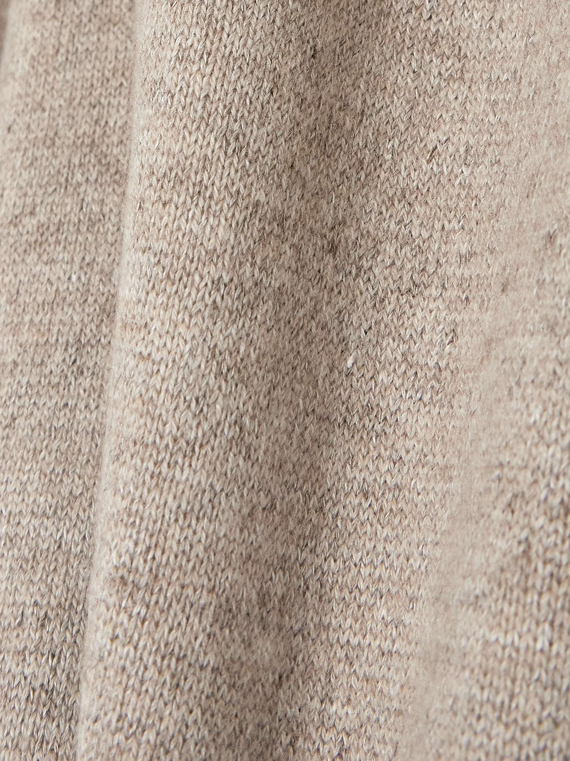 Linen and cashmere-blend tapered pants view