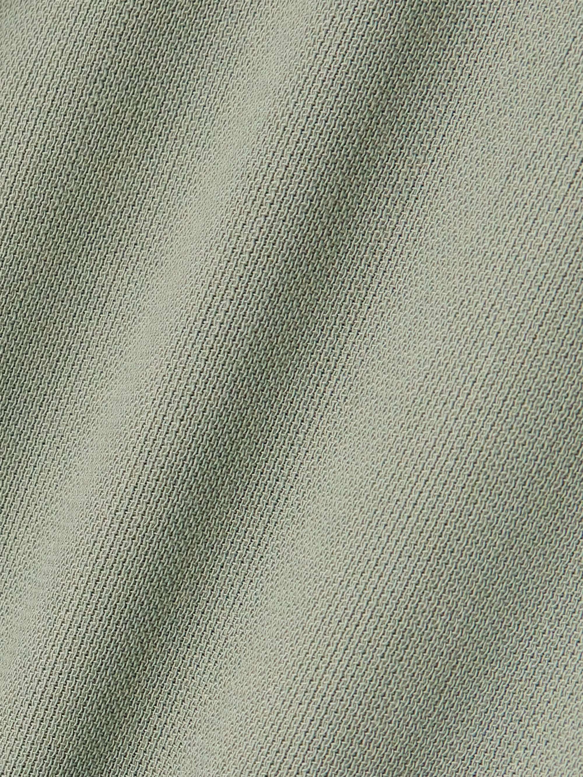 Dolman paneled crepe midi dress view
