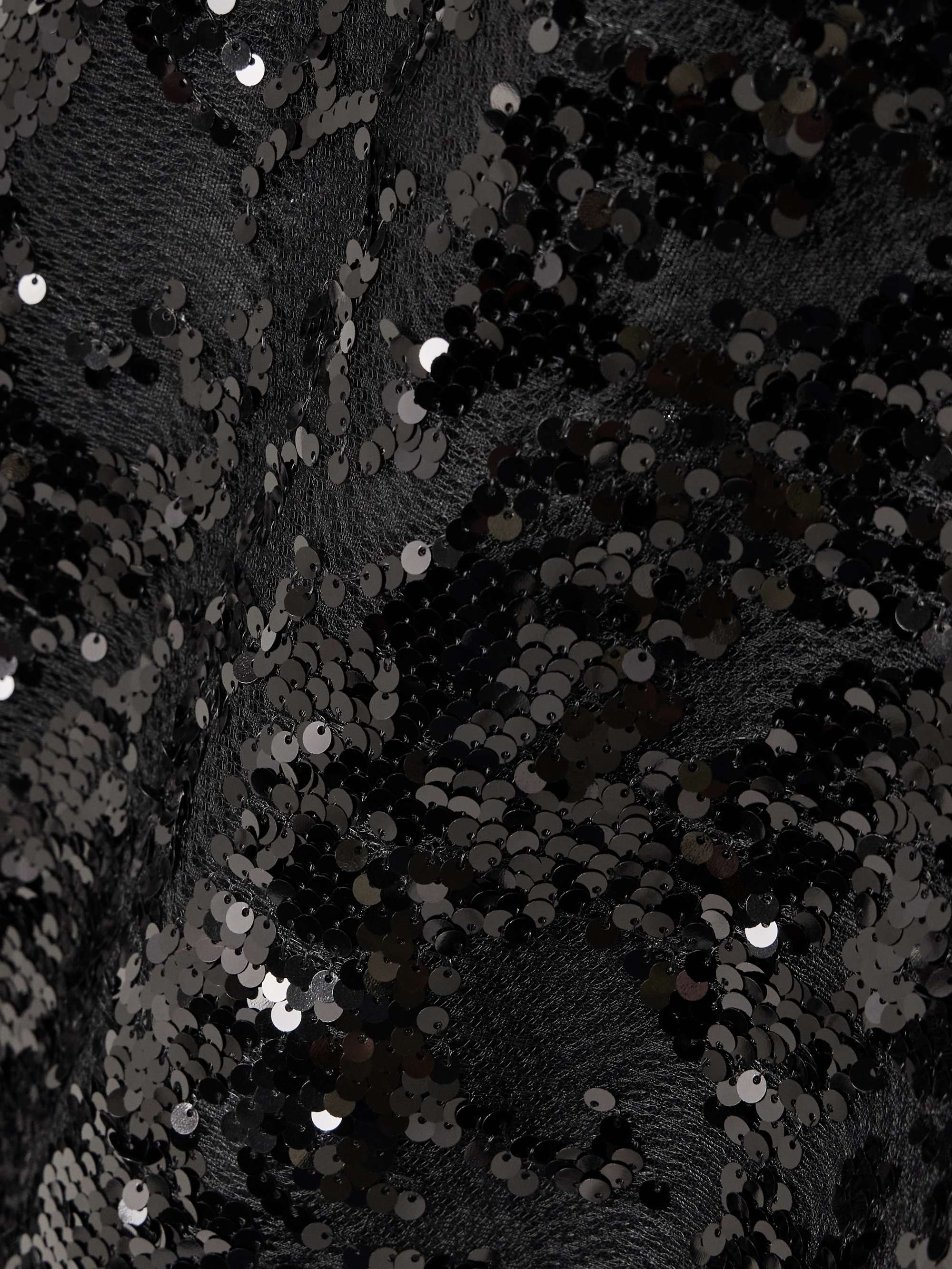 Sequined tulle midi skirt view