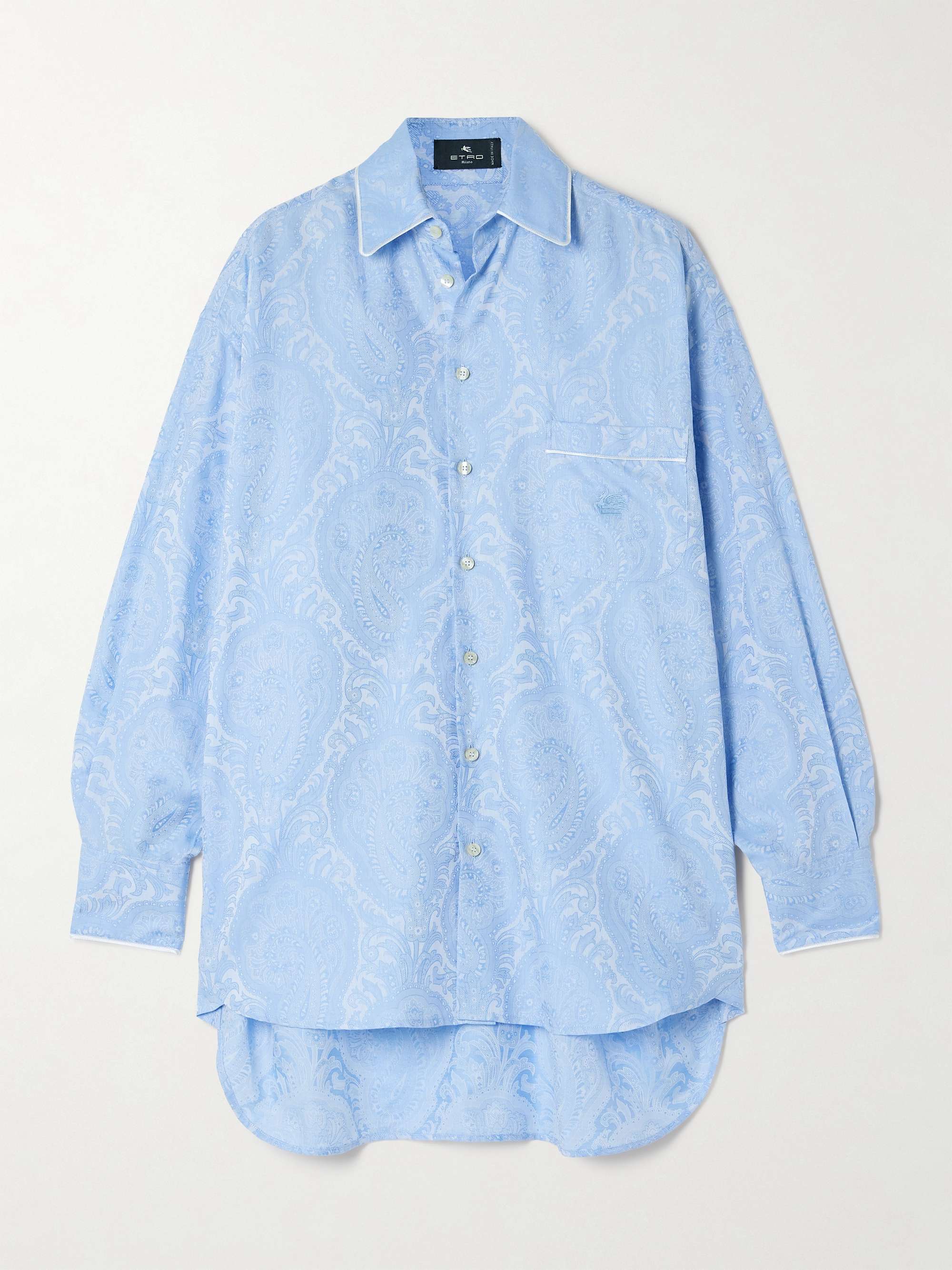 Cotton-jacquard shirt view