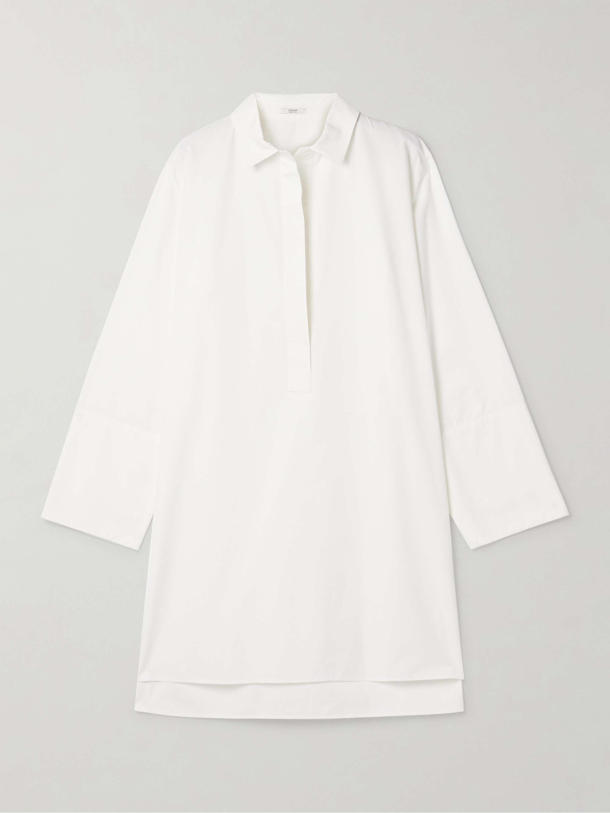 River cotton-poplin tunic view