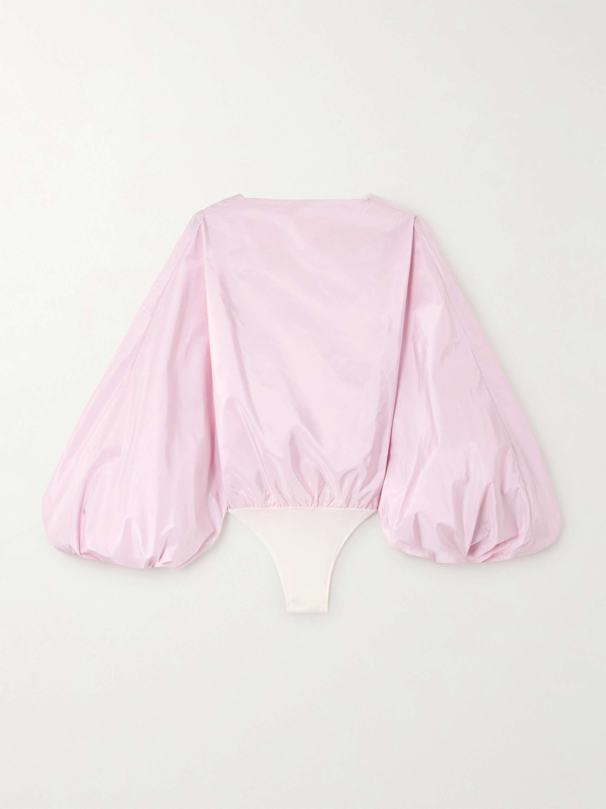 Open-back silk-taffeta bodysuit view