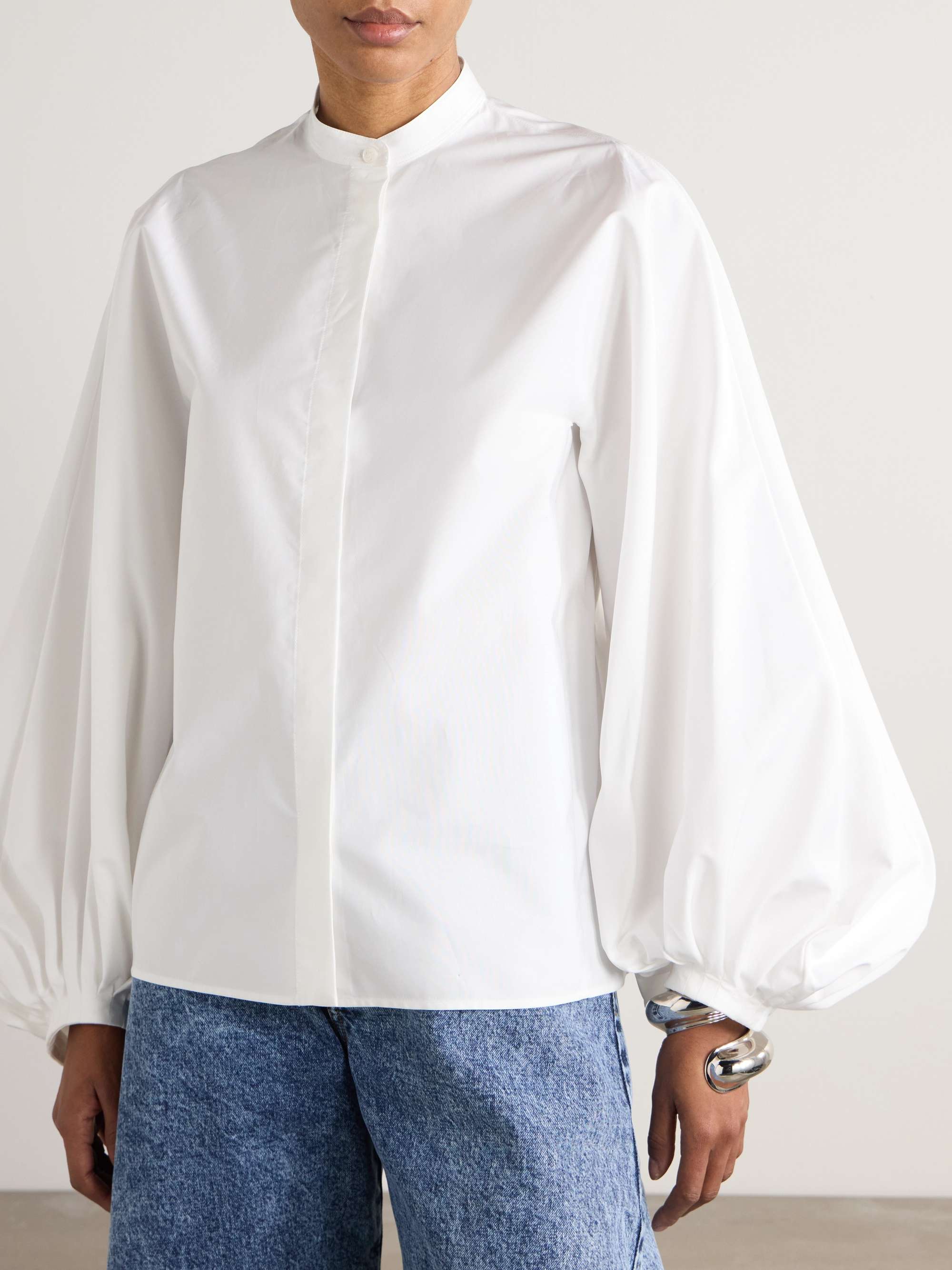Cotton-poplin blouse view