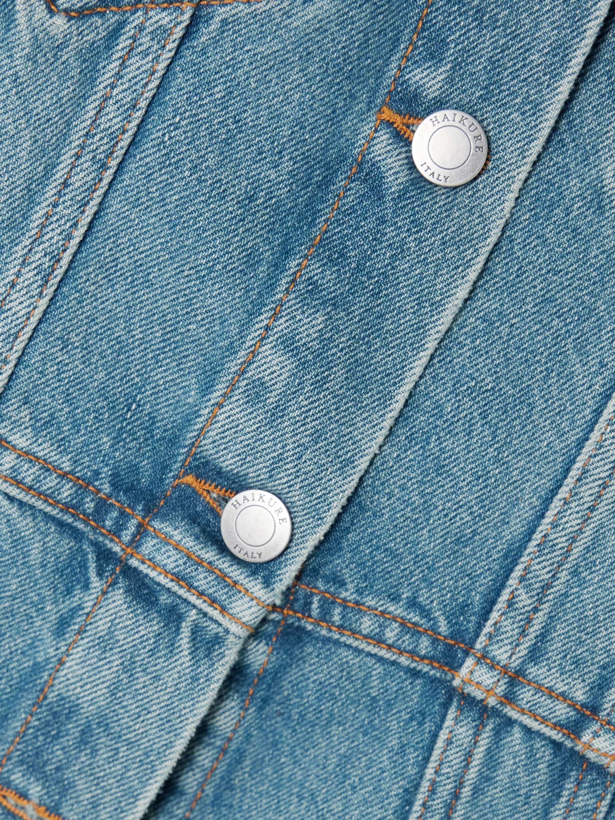 Temple denim jacket view