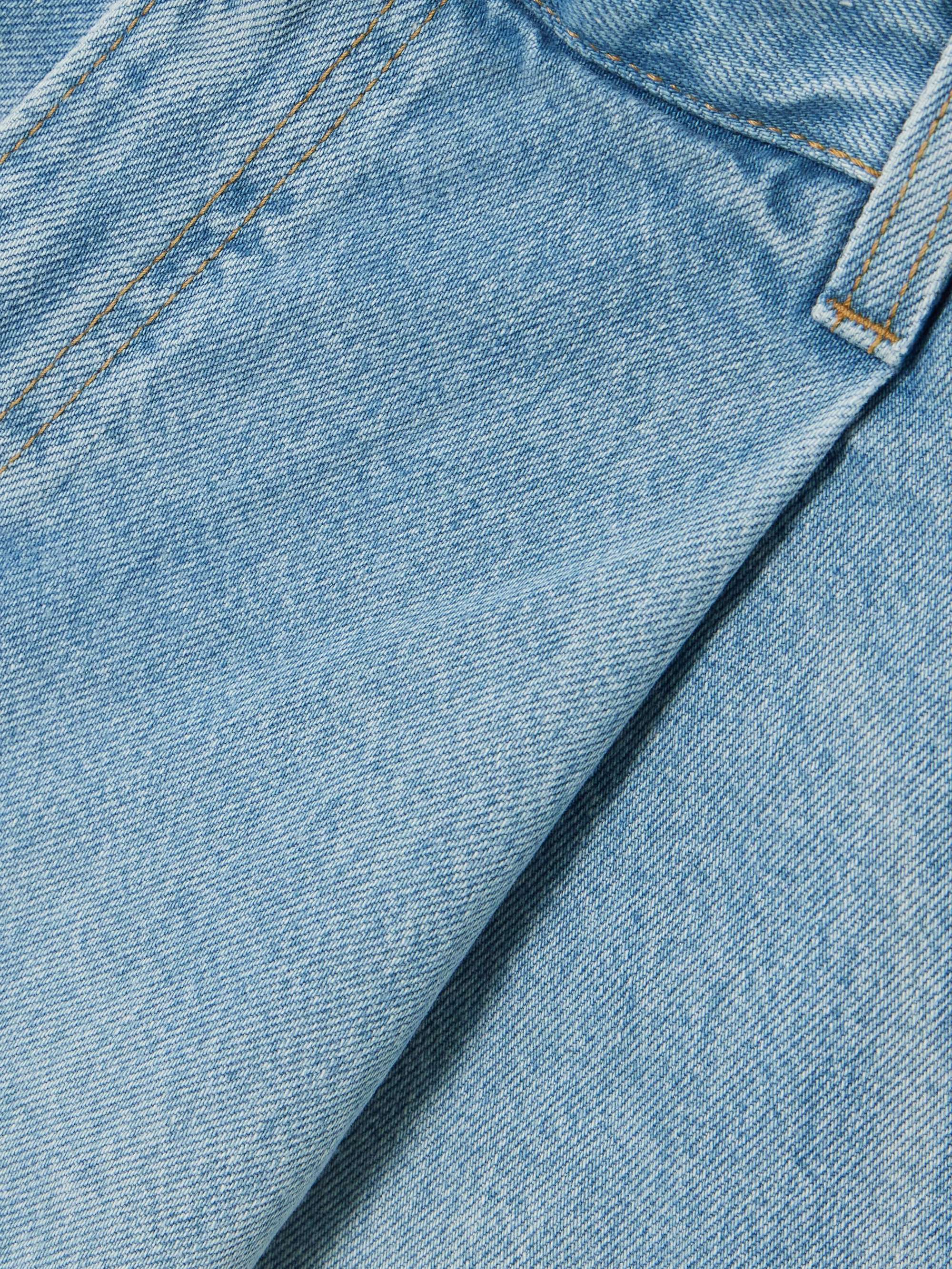 Ashley pleated denim shorts view
