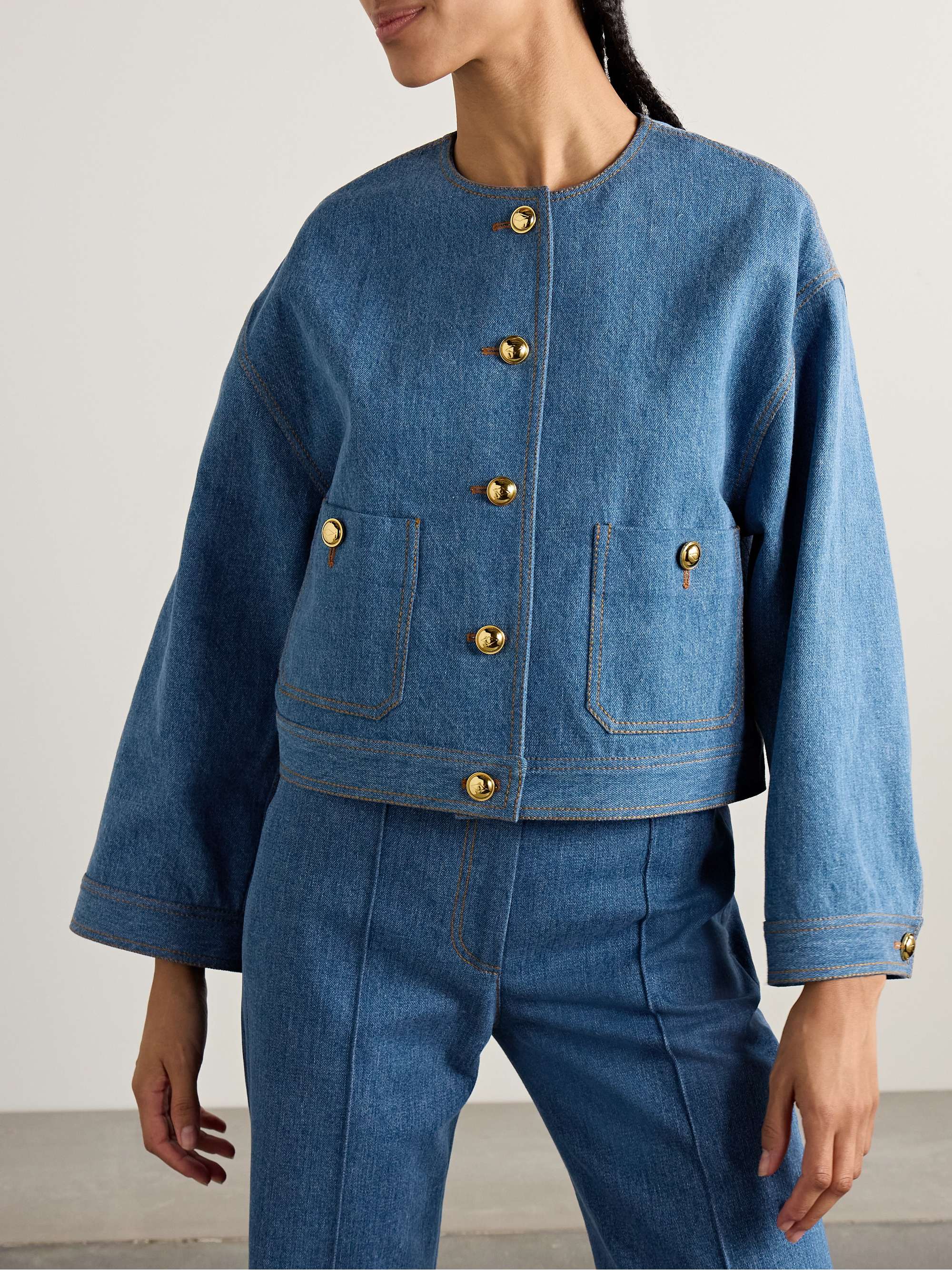 Nessy denim jacket view