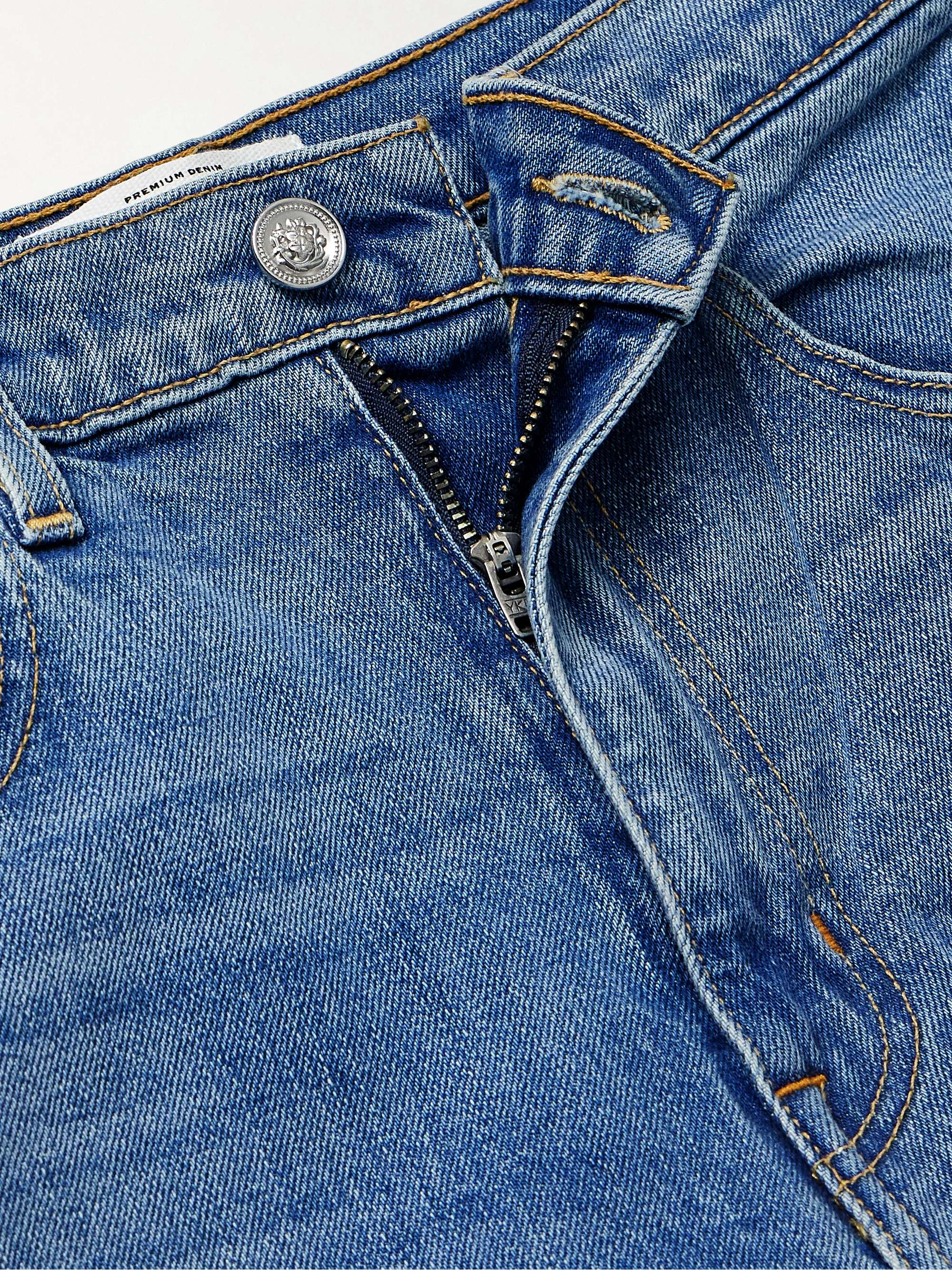 London high-rise straight-leg organic jeans view