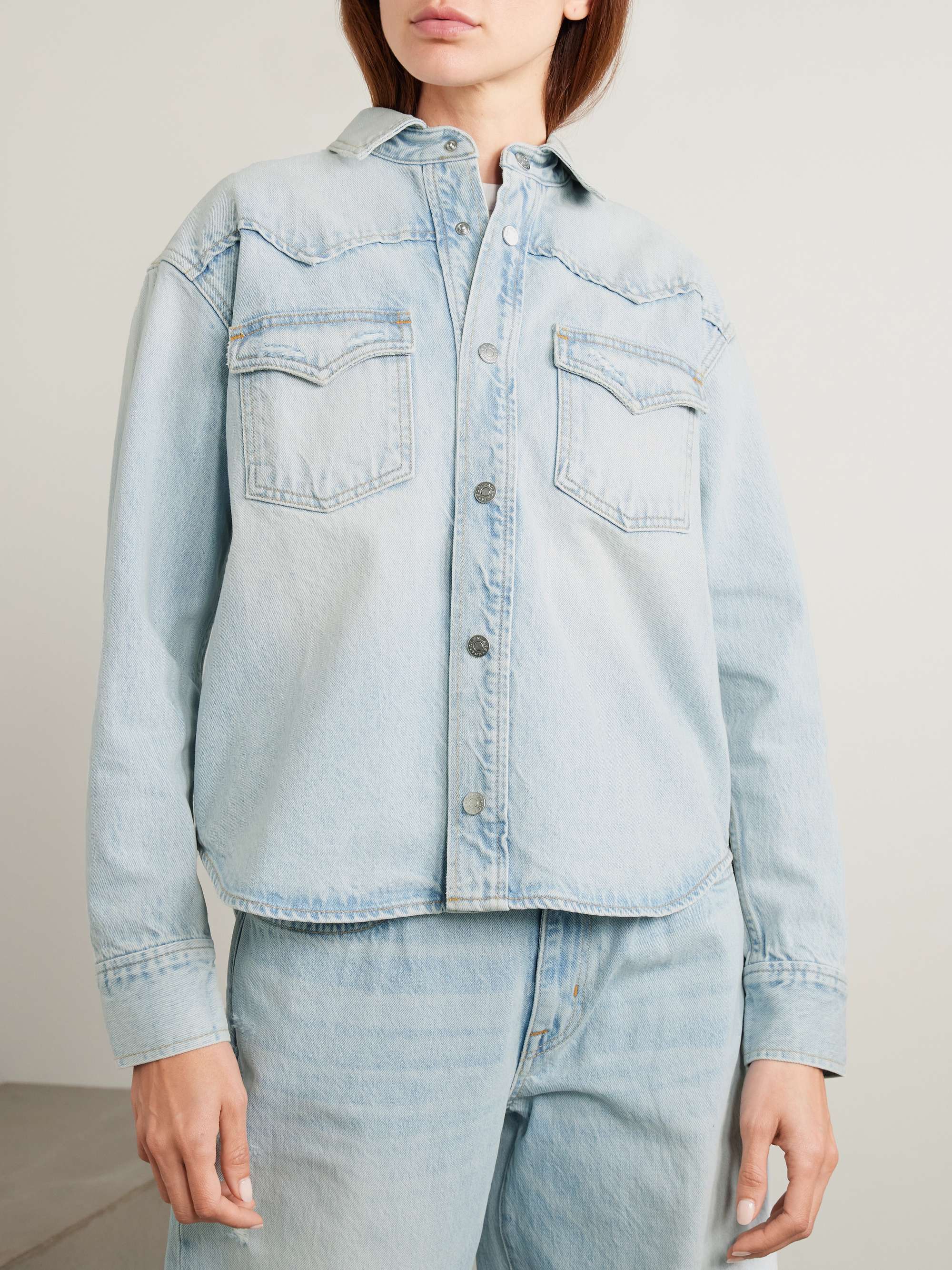 Cassidy denim shirt view