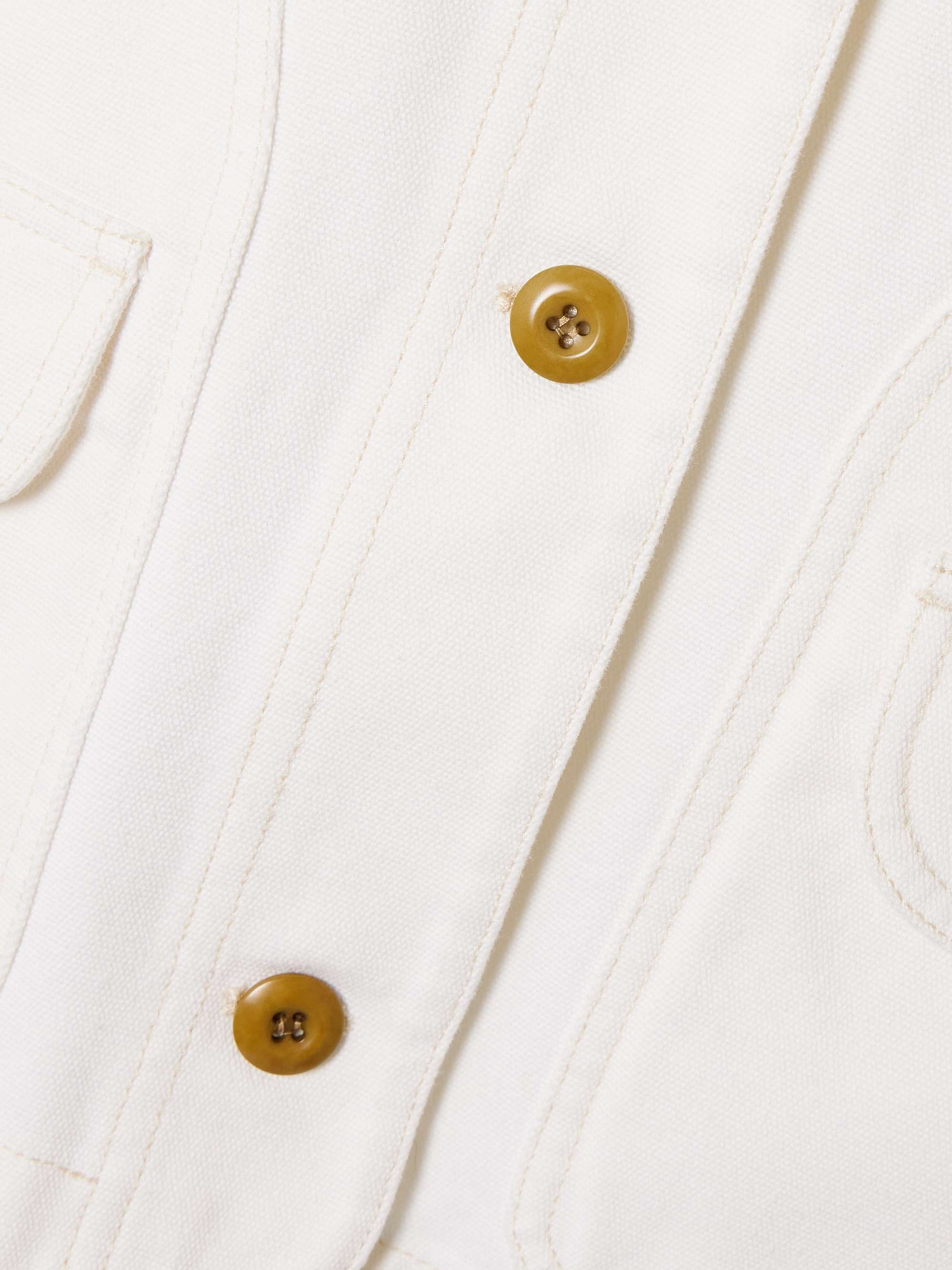 Pascual corduroy-trimmed cotton jacket view