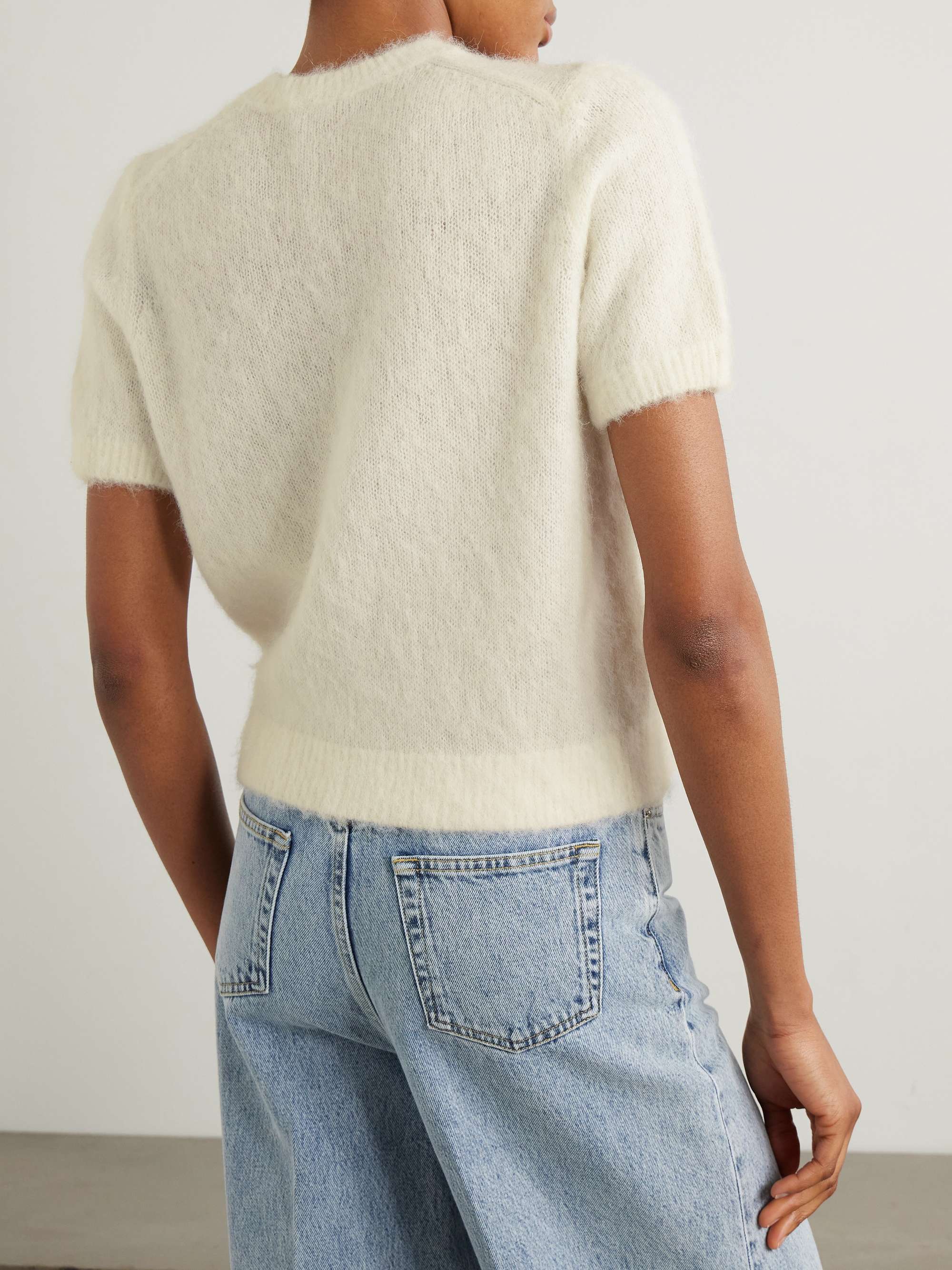 Hearst cropped alpaca-blend sweater view