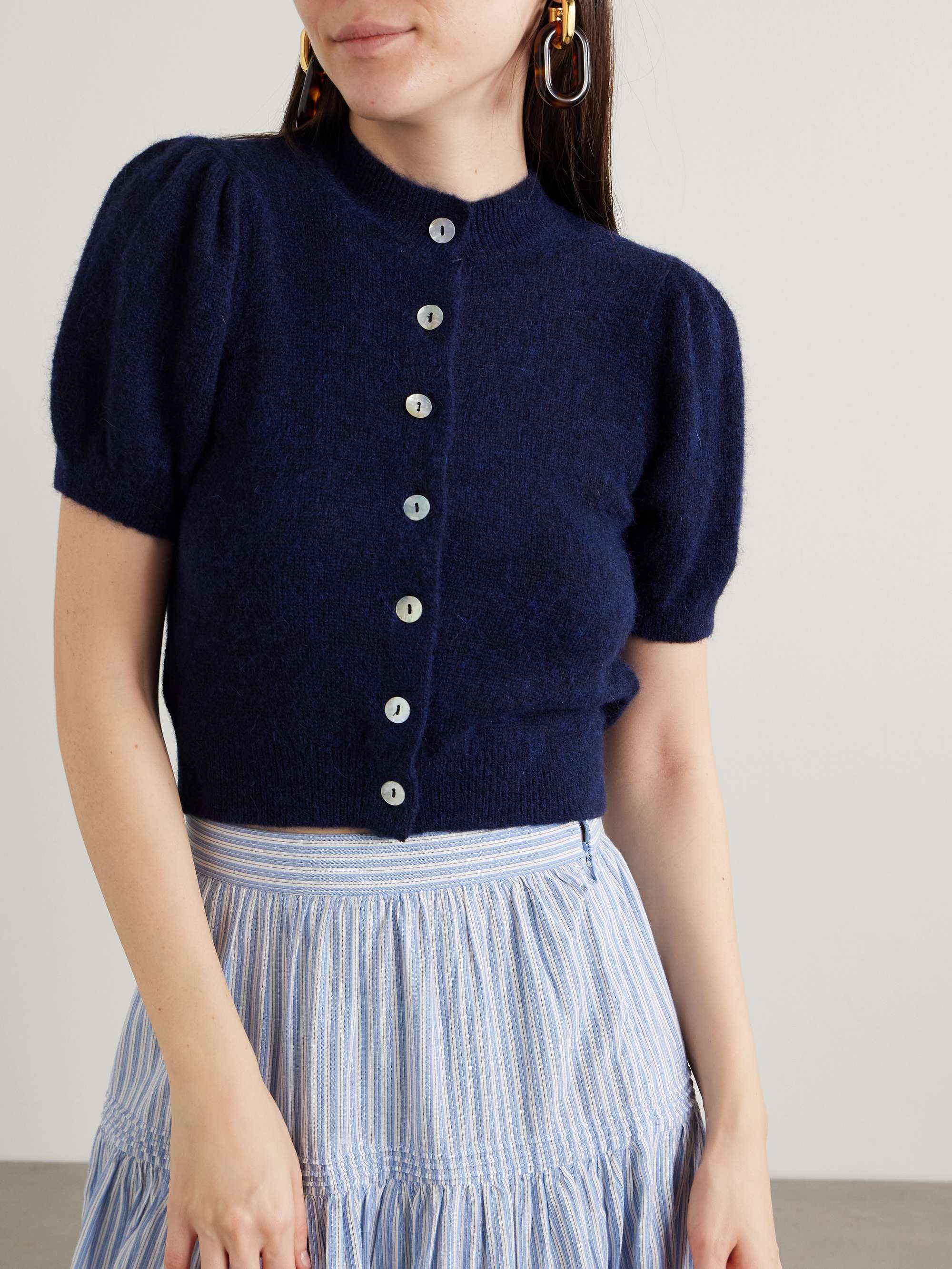 Anisa alpaca-blend cardigan view