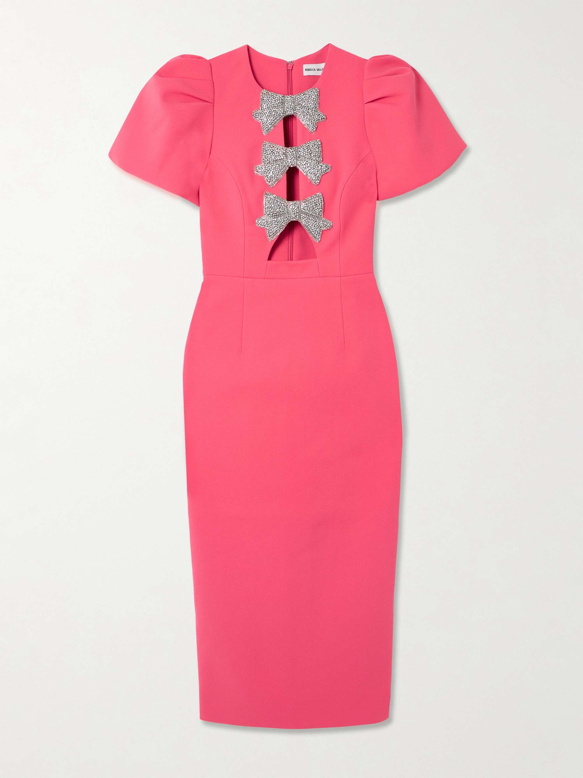 Posey cutout embellished cady midi dress view
