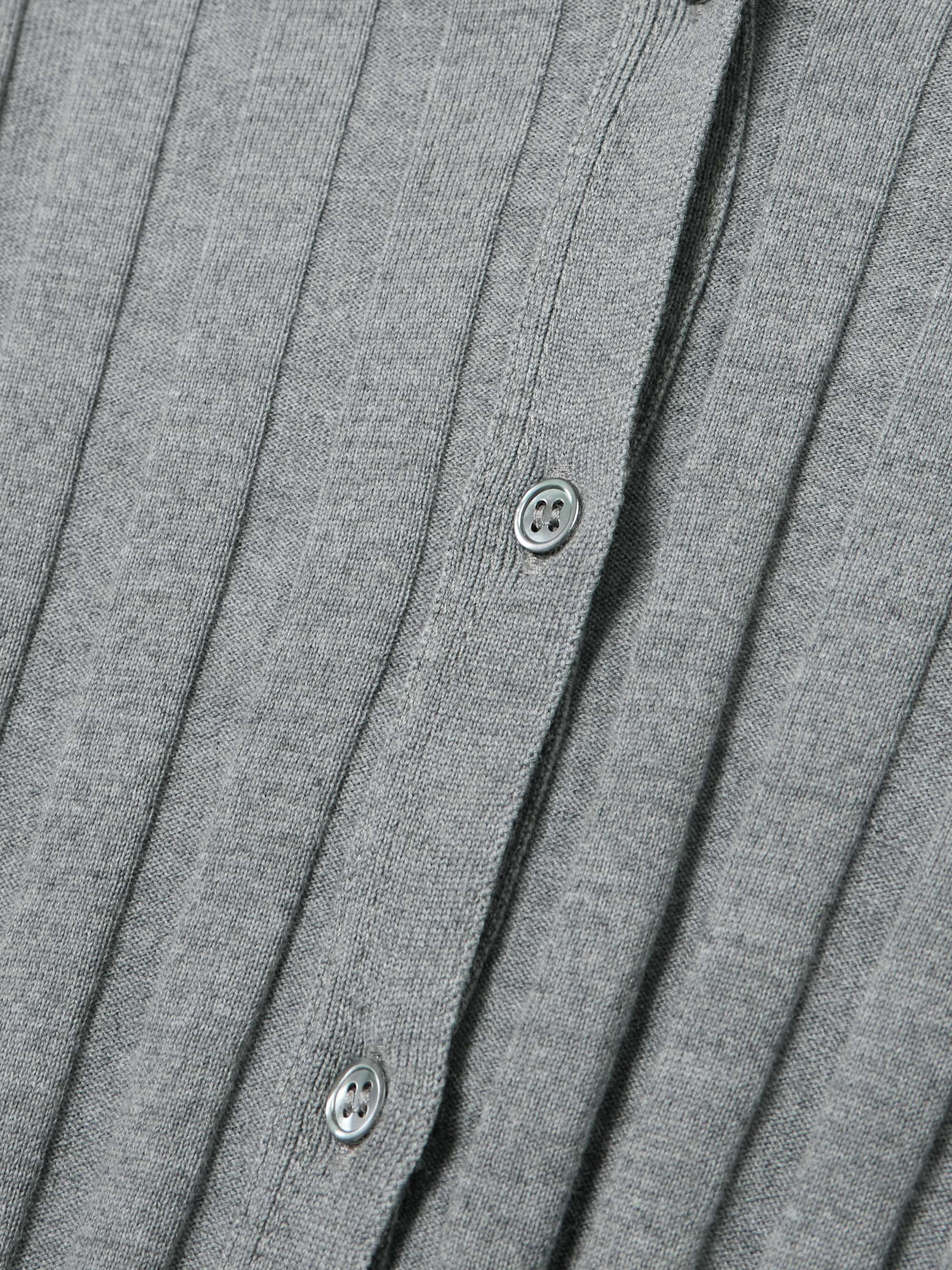 Ribbed wool cardigan view