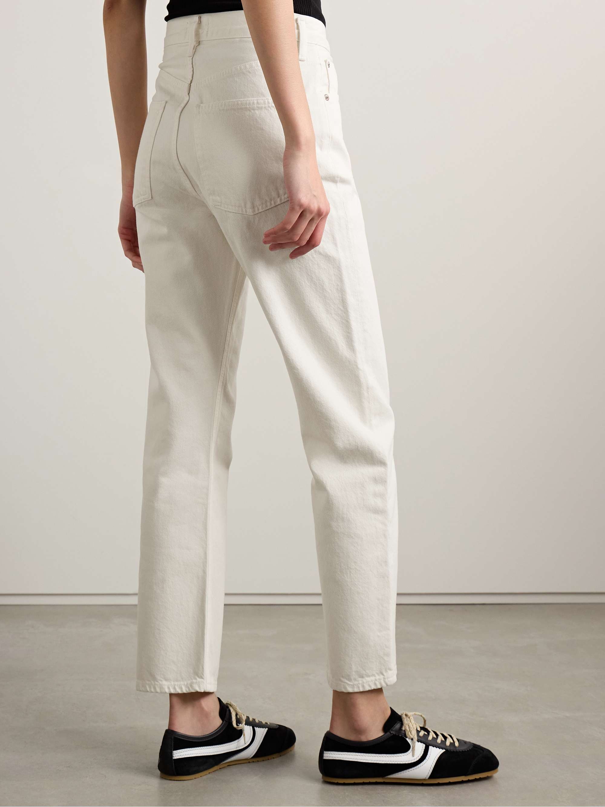 '90s mid-rise straight-leg jeans view