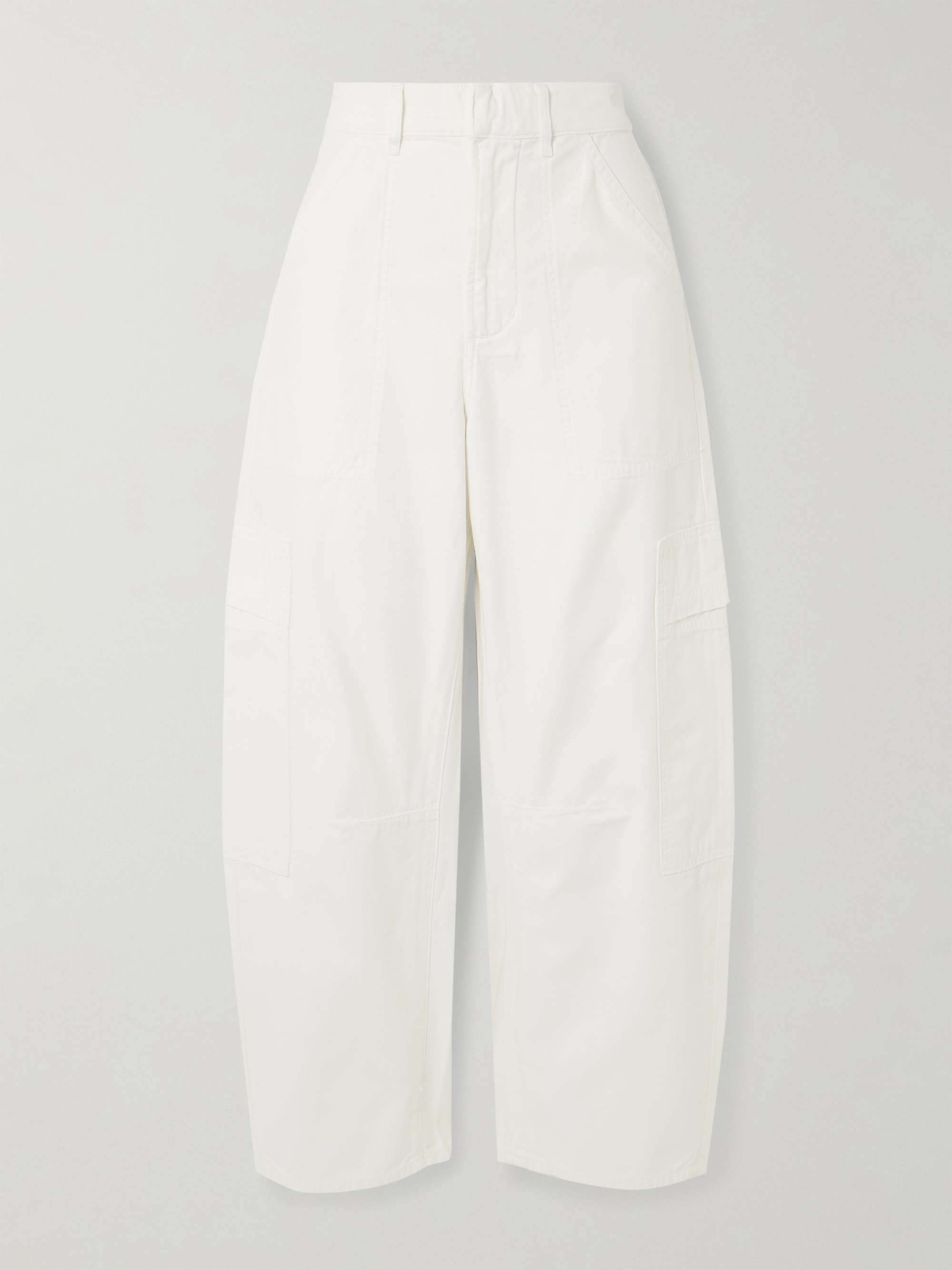 Marcelle cotton tapered cargo pants view