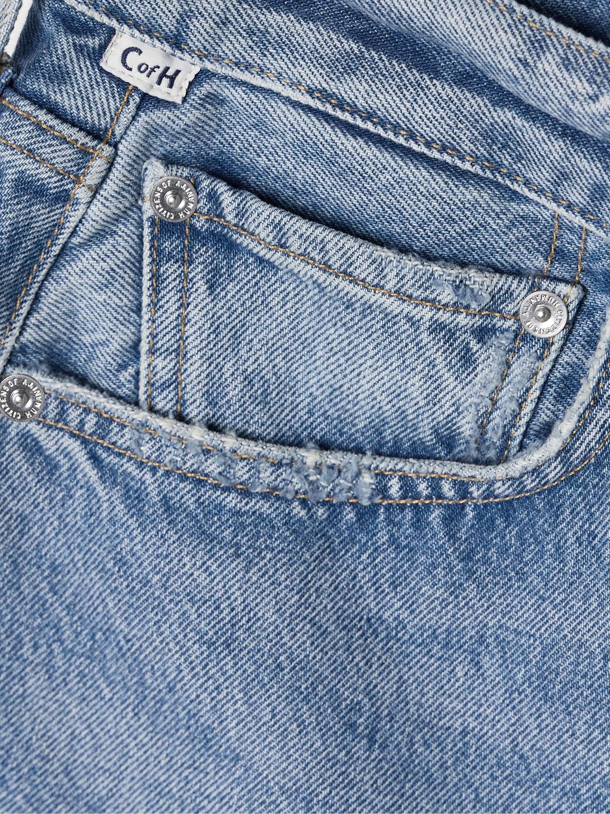 Marlow distressed denim shorts view