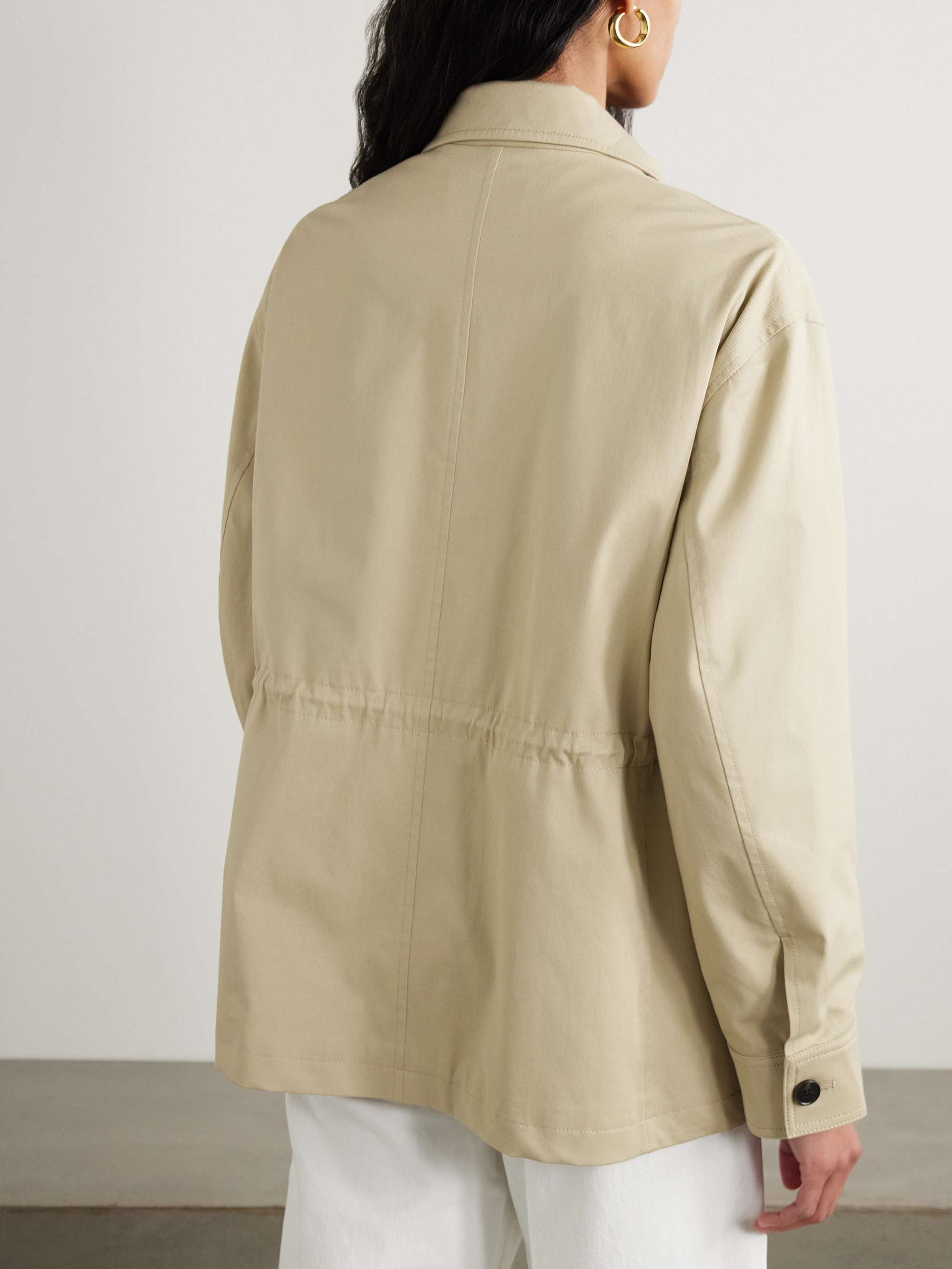 Paretti cotton-blend twill jacket view