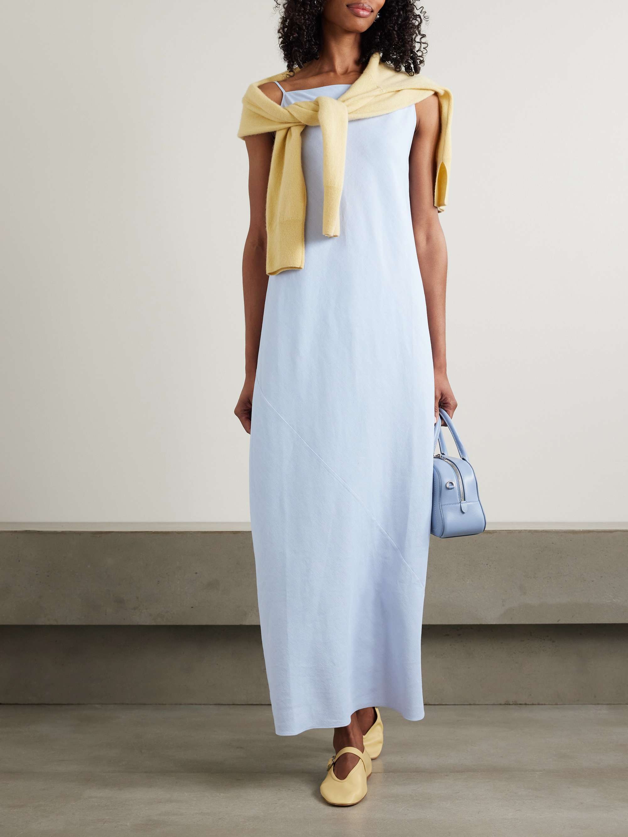 Hemp-blend maxi dress view