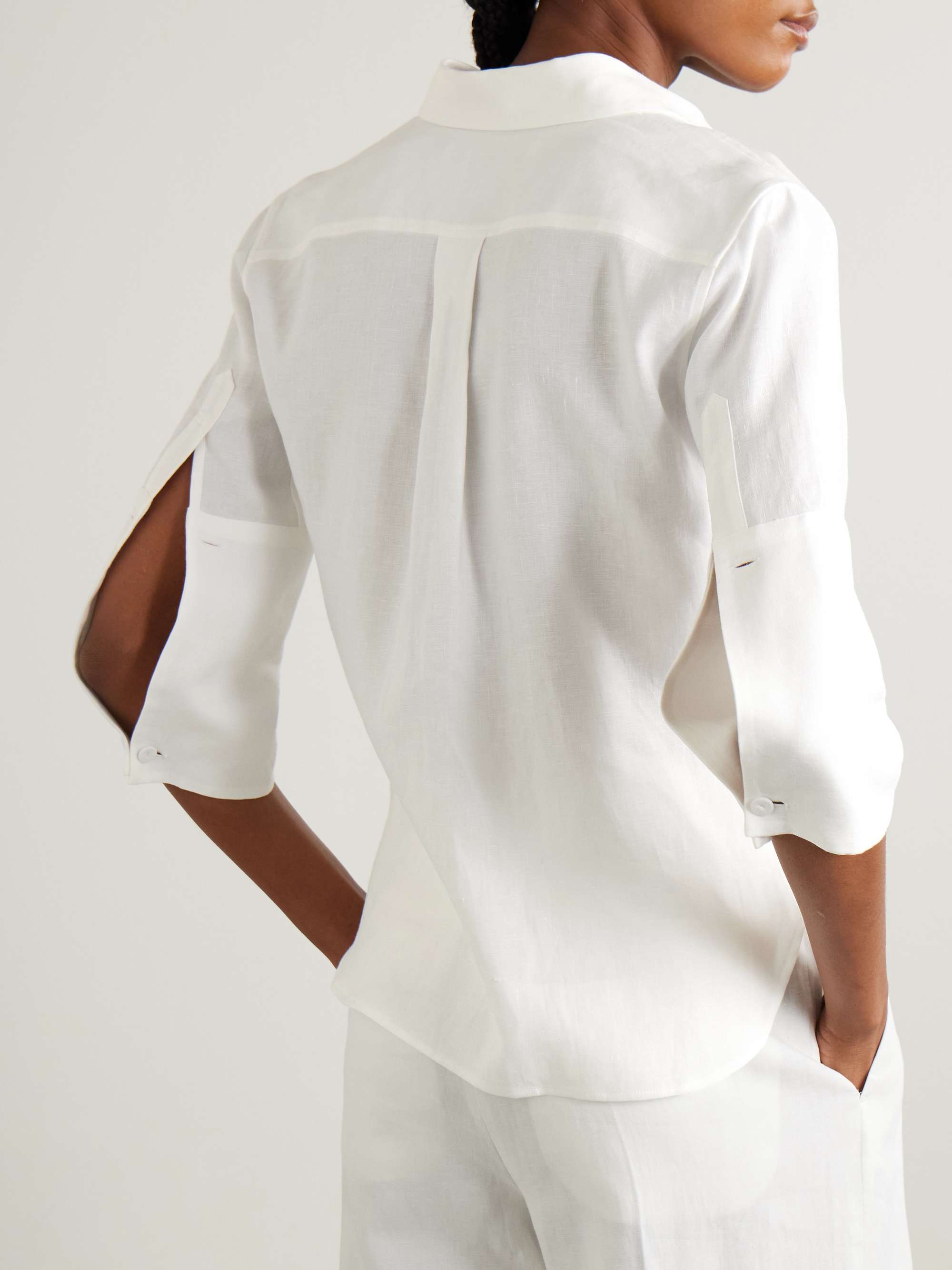 Linen shirt view