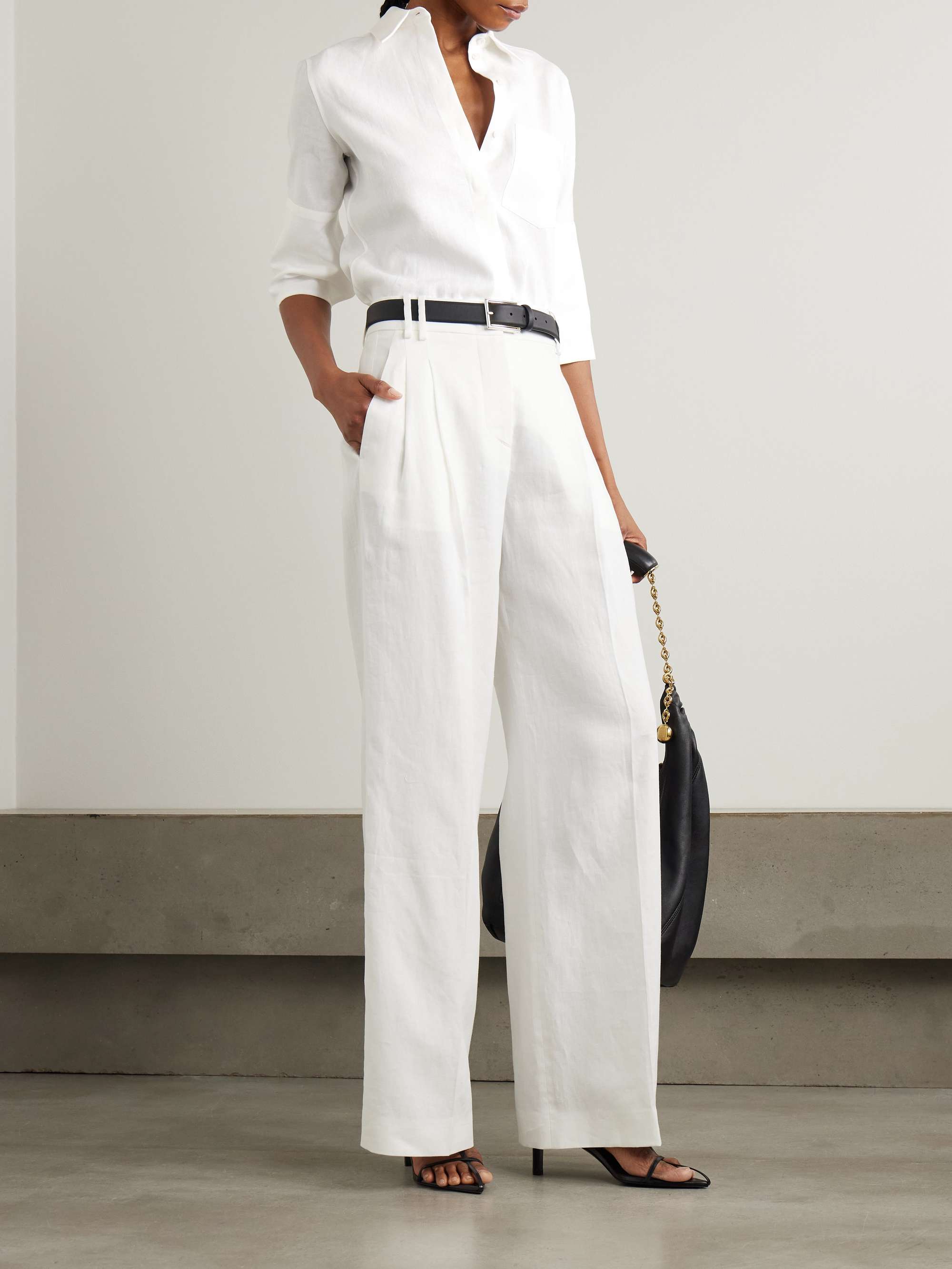 Linen shirt view