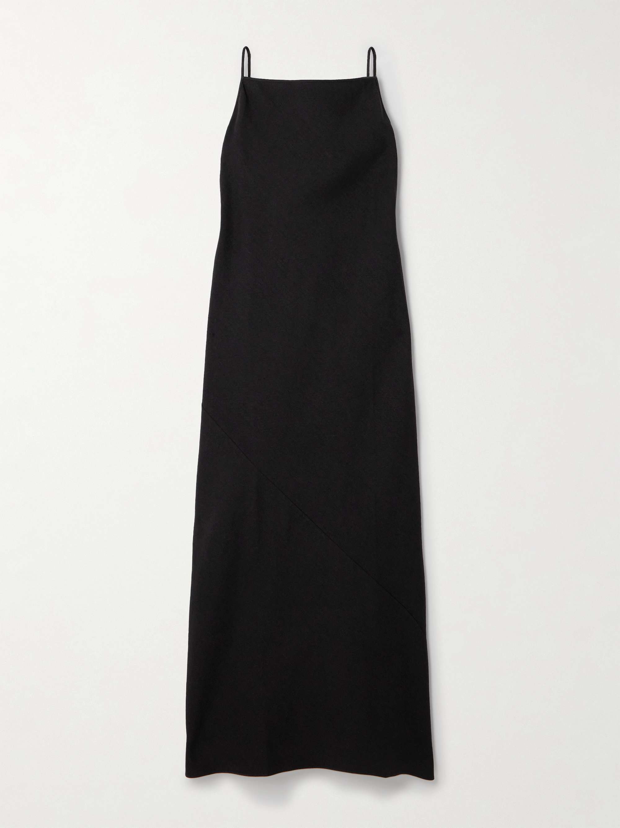 Hemp-blend midi dress view