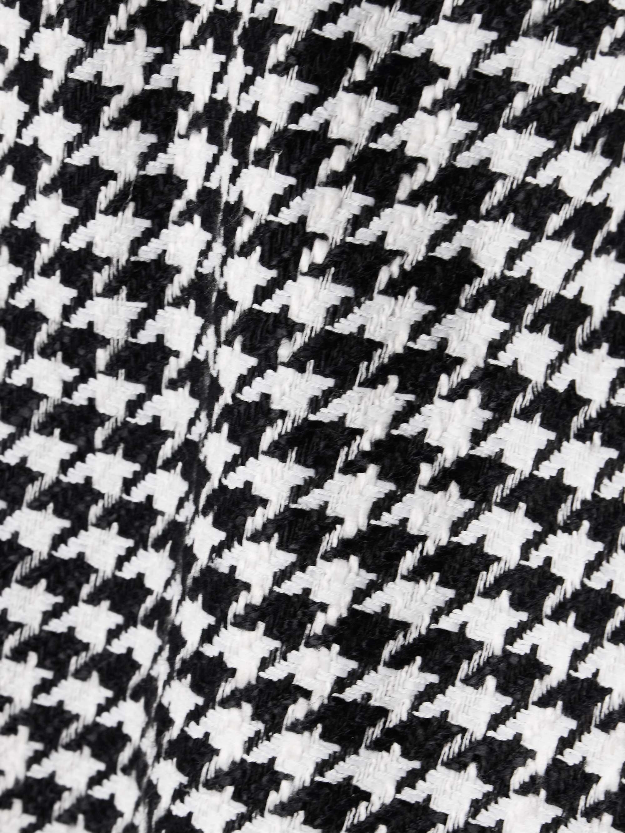 Houndstooth tweed mini skirt view