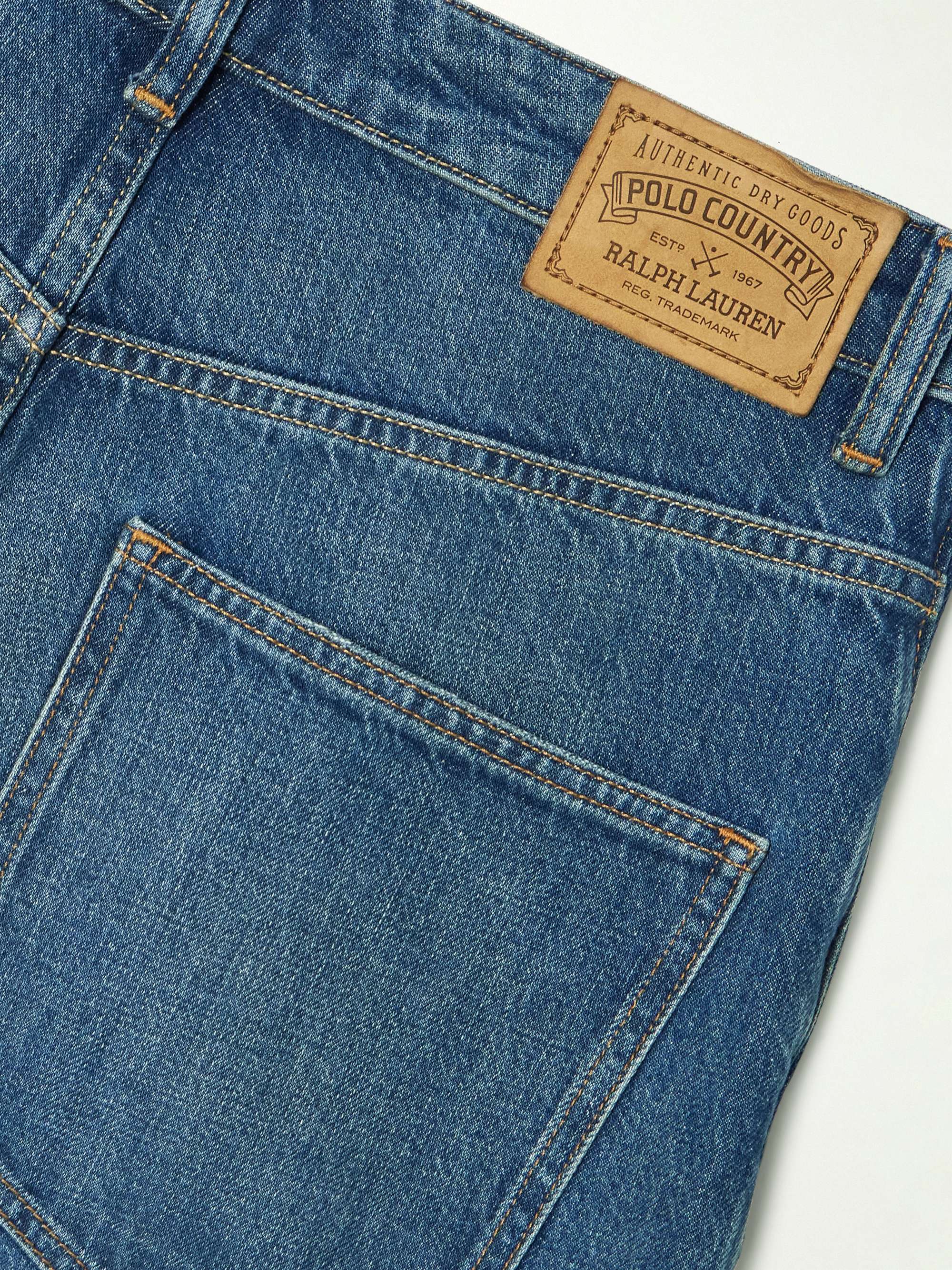 Bow high-rise tapered jeans view