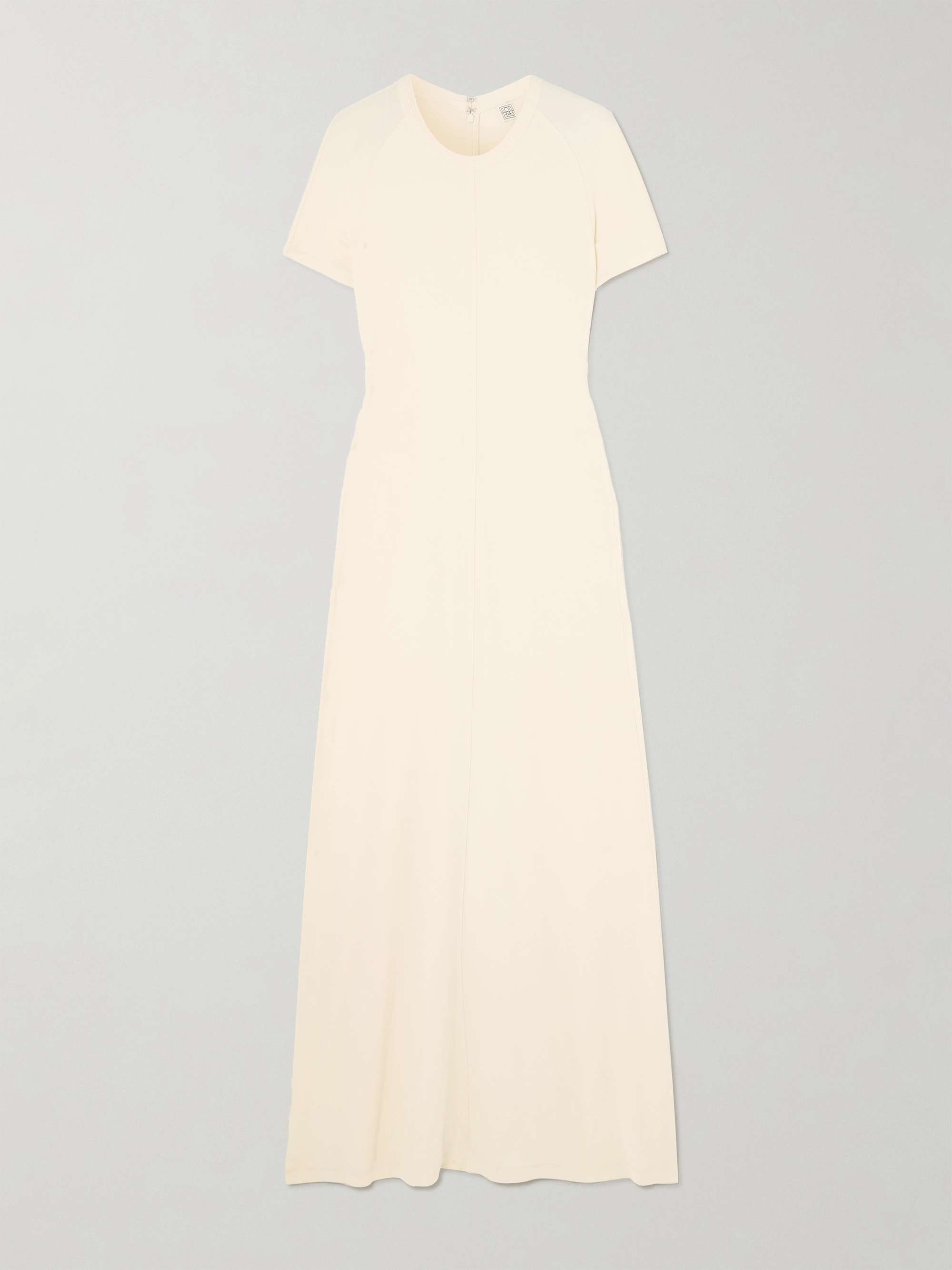 Stretch-jersey maxi dress view