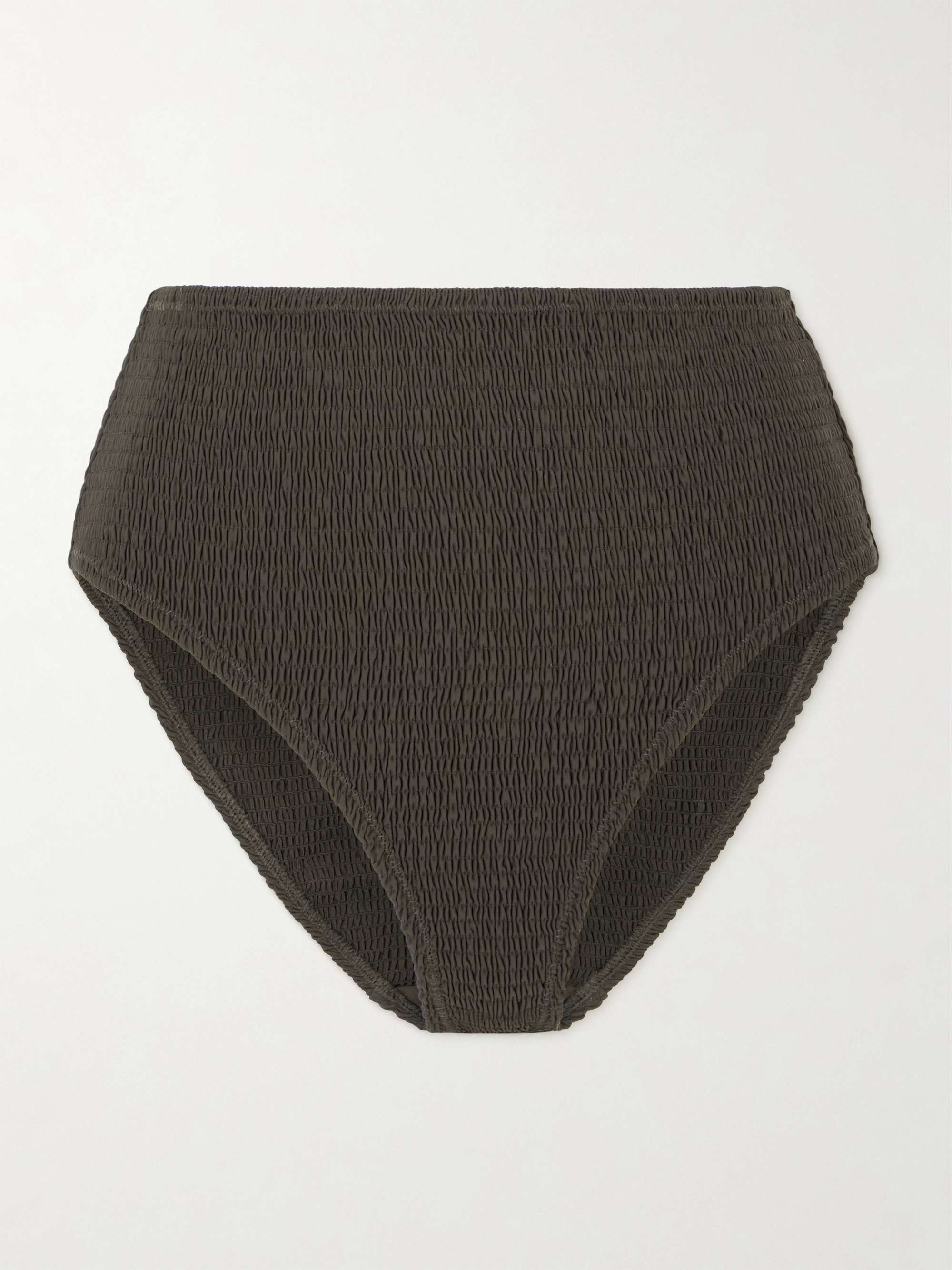 Shirred recycled bikini briefs view