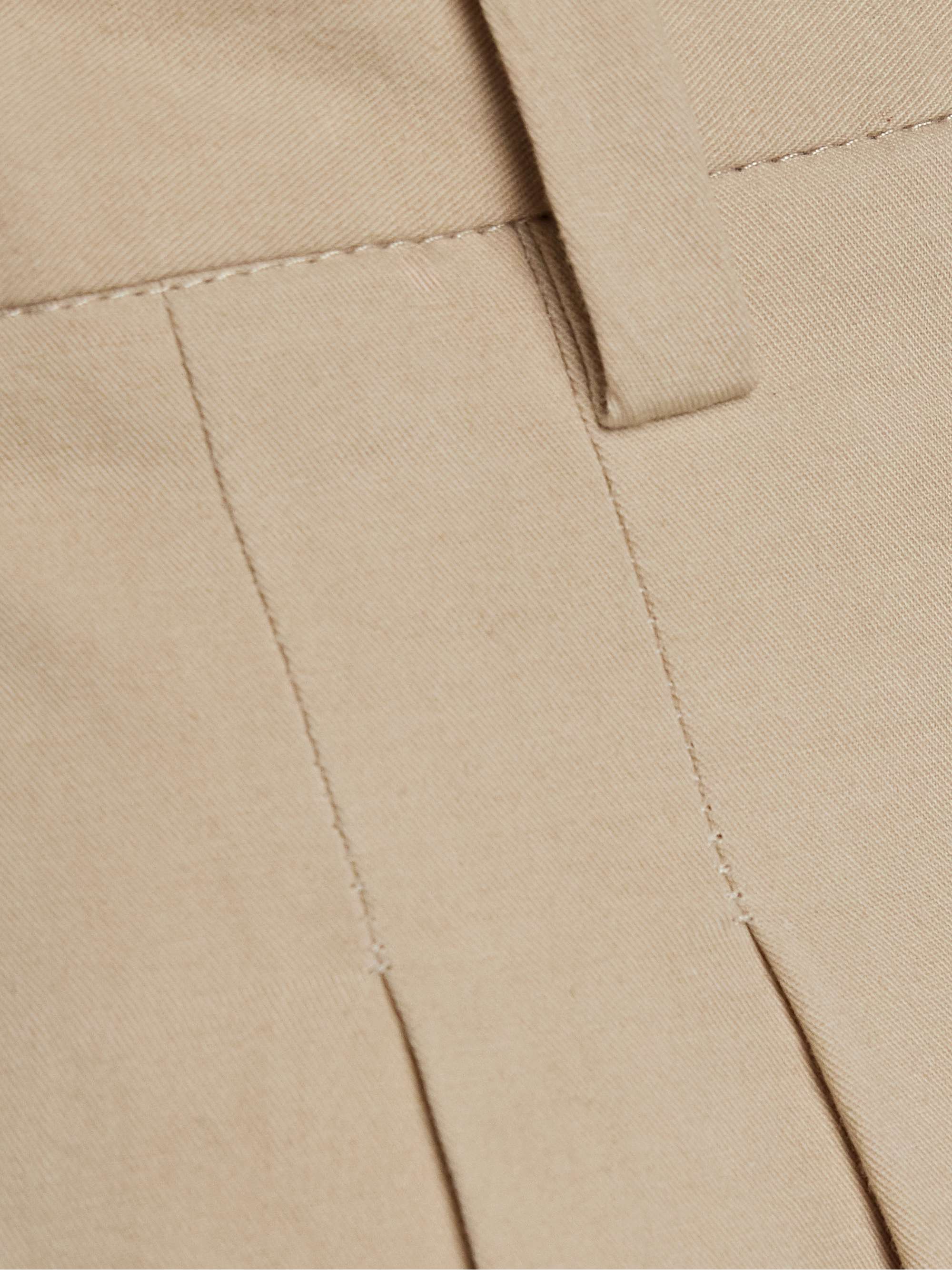 Lilas pleated cotton-blend twill tapered pants view