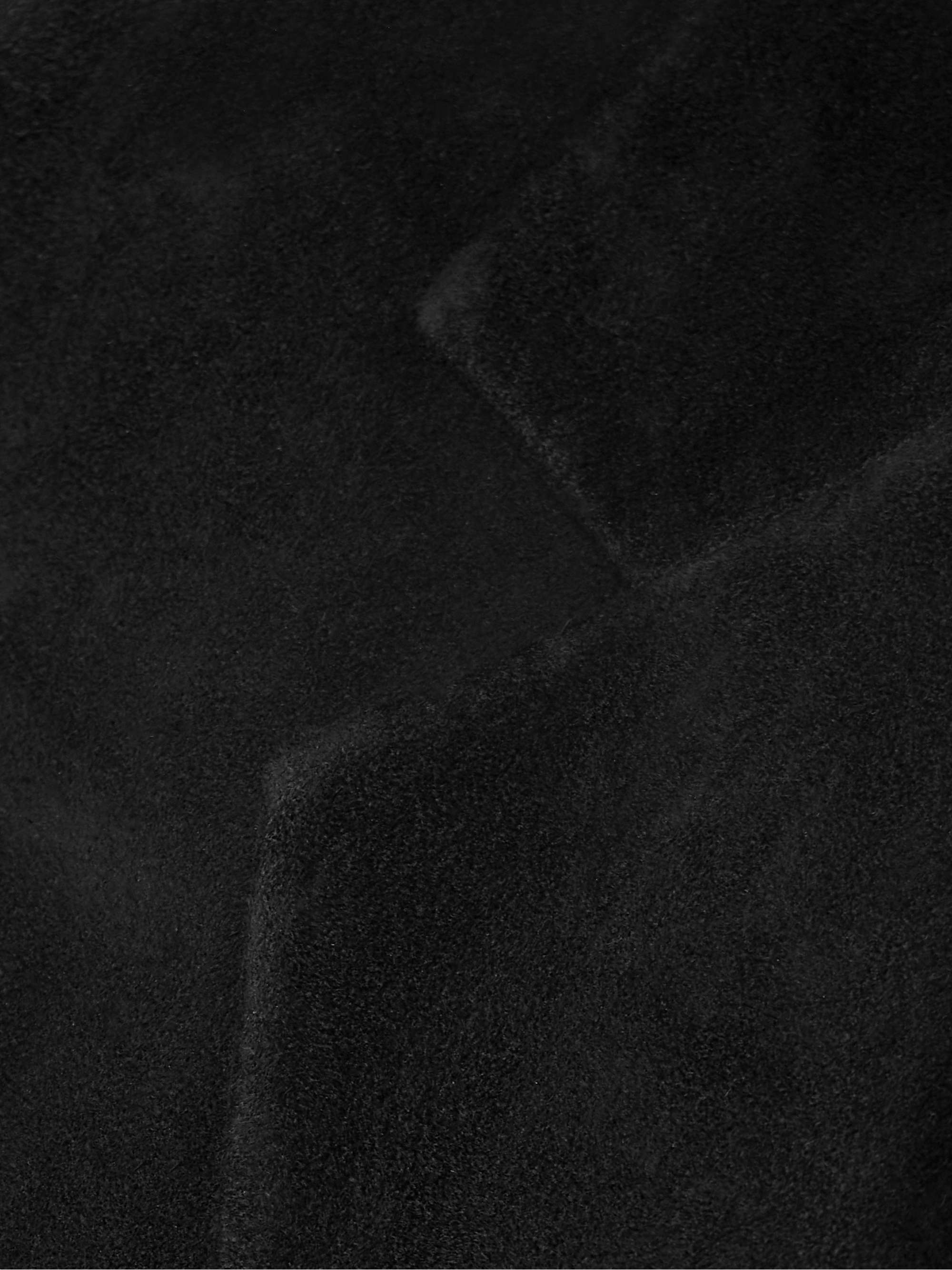 Babil belted suede coat view