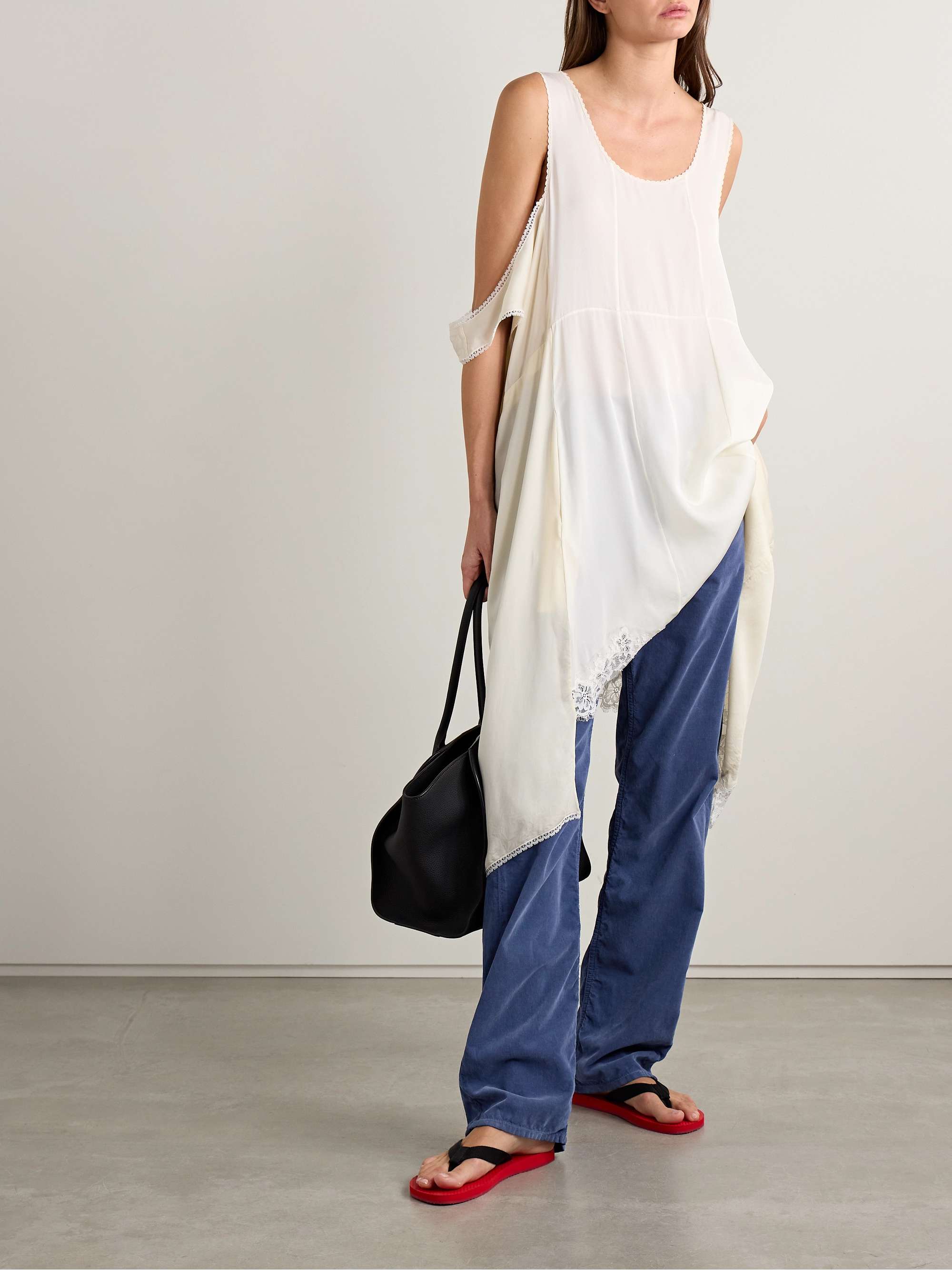 Tarley cotton-corduroy wide-leg pants view