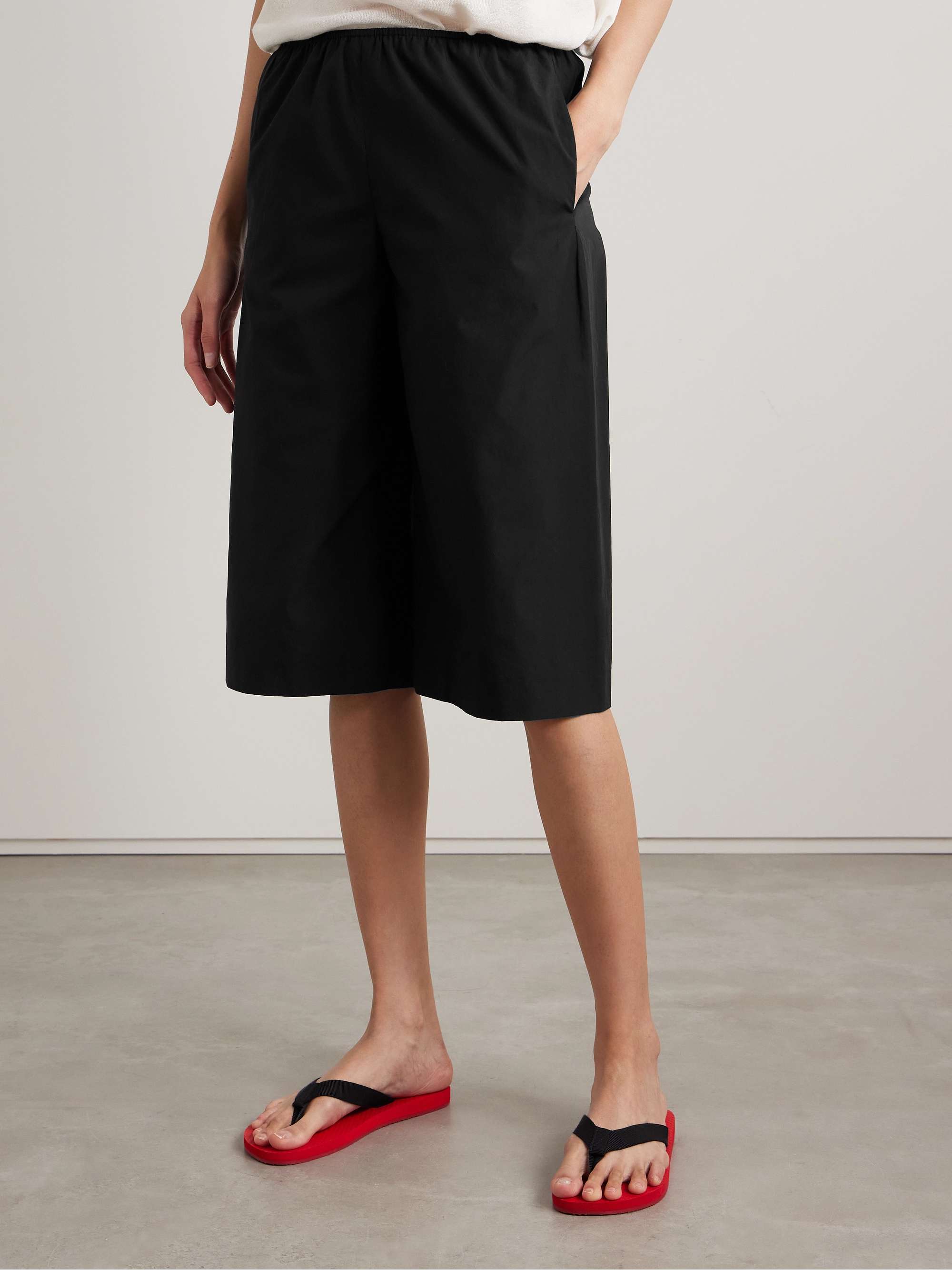Eliot cotton-poplin shorts view