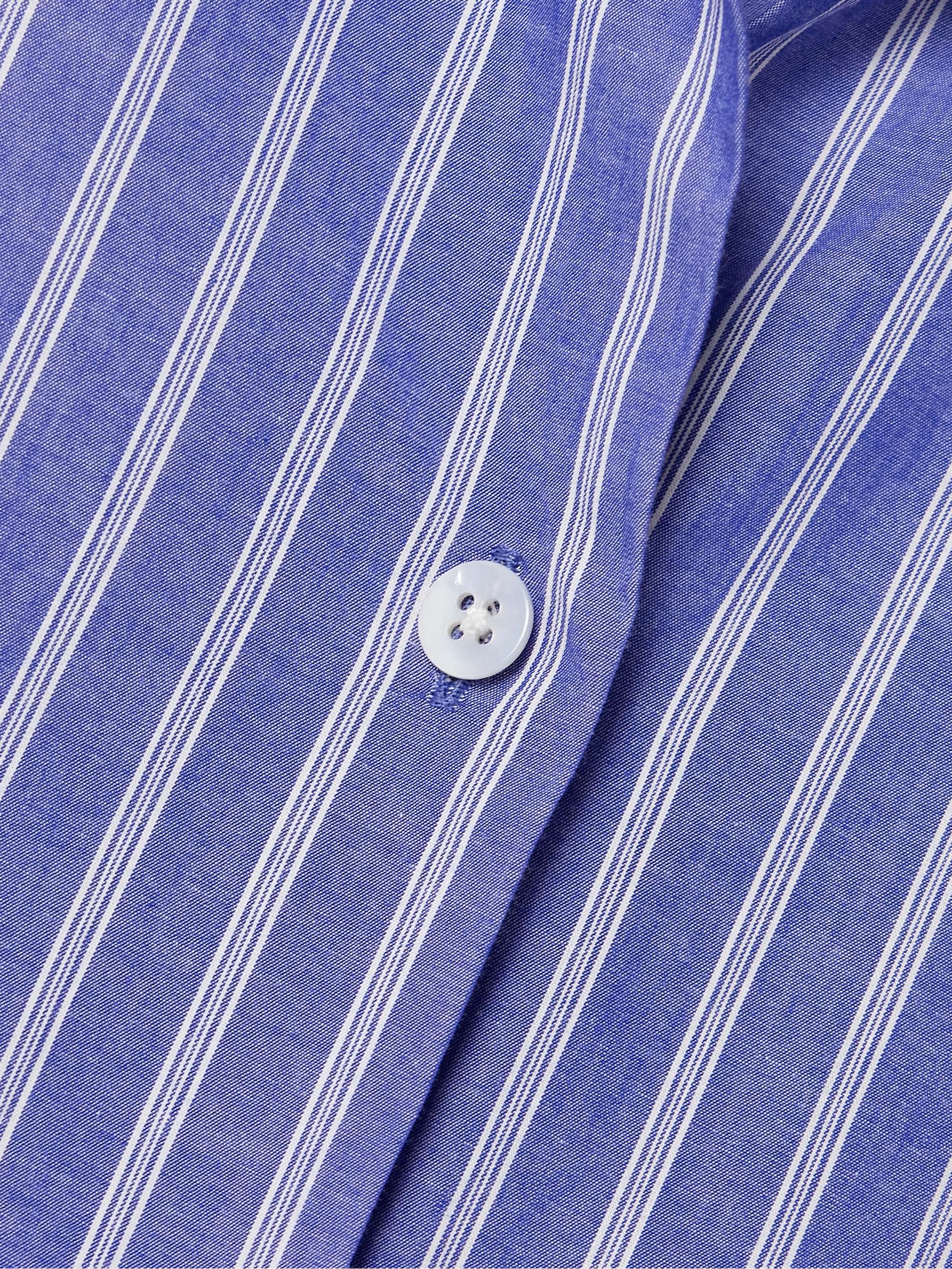 Luka oversized striped organic cotton-poplin shirt view
