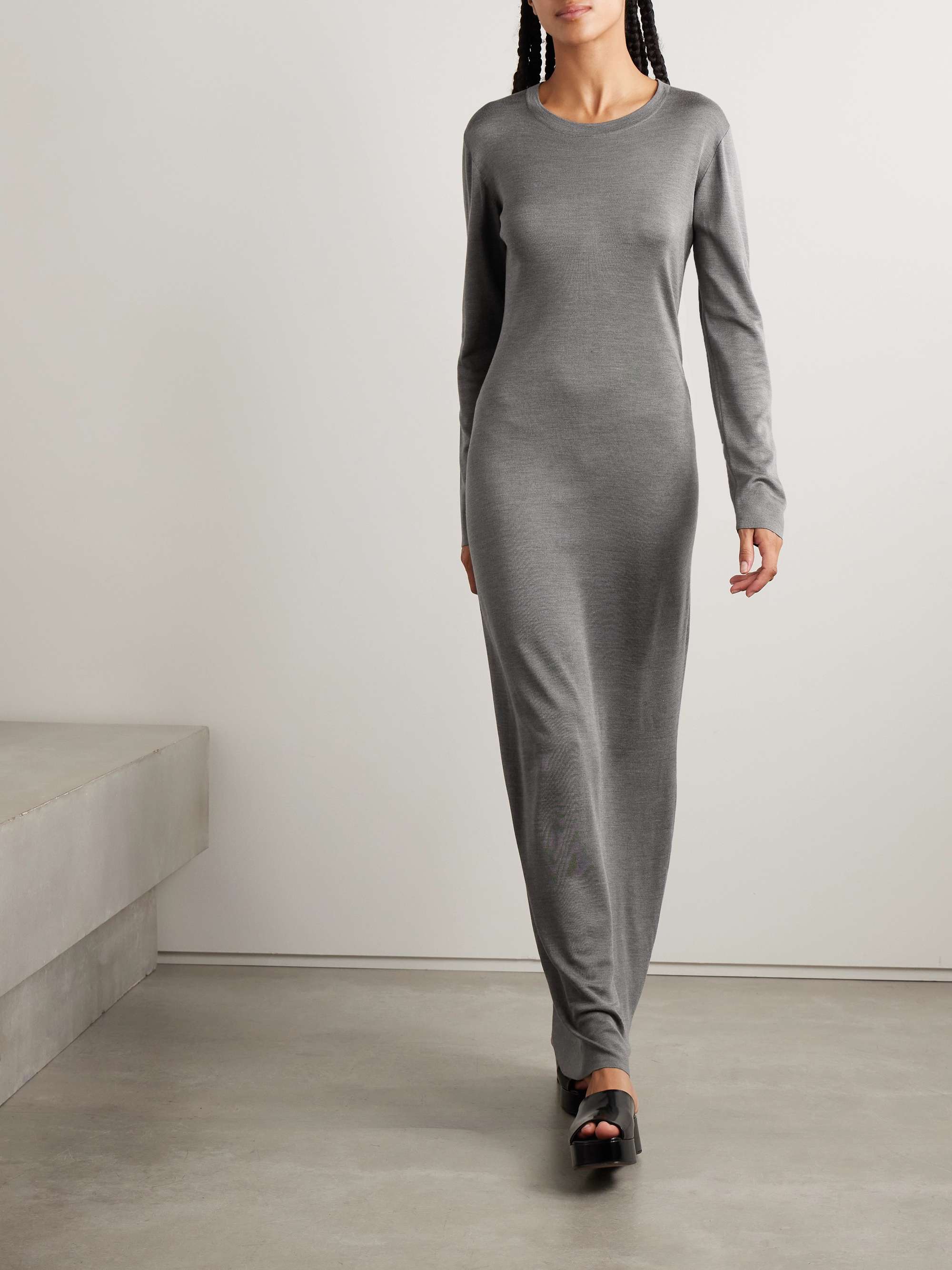Jazmin silk maxi dress view