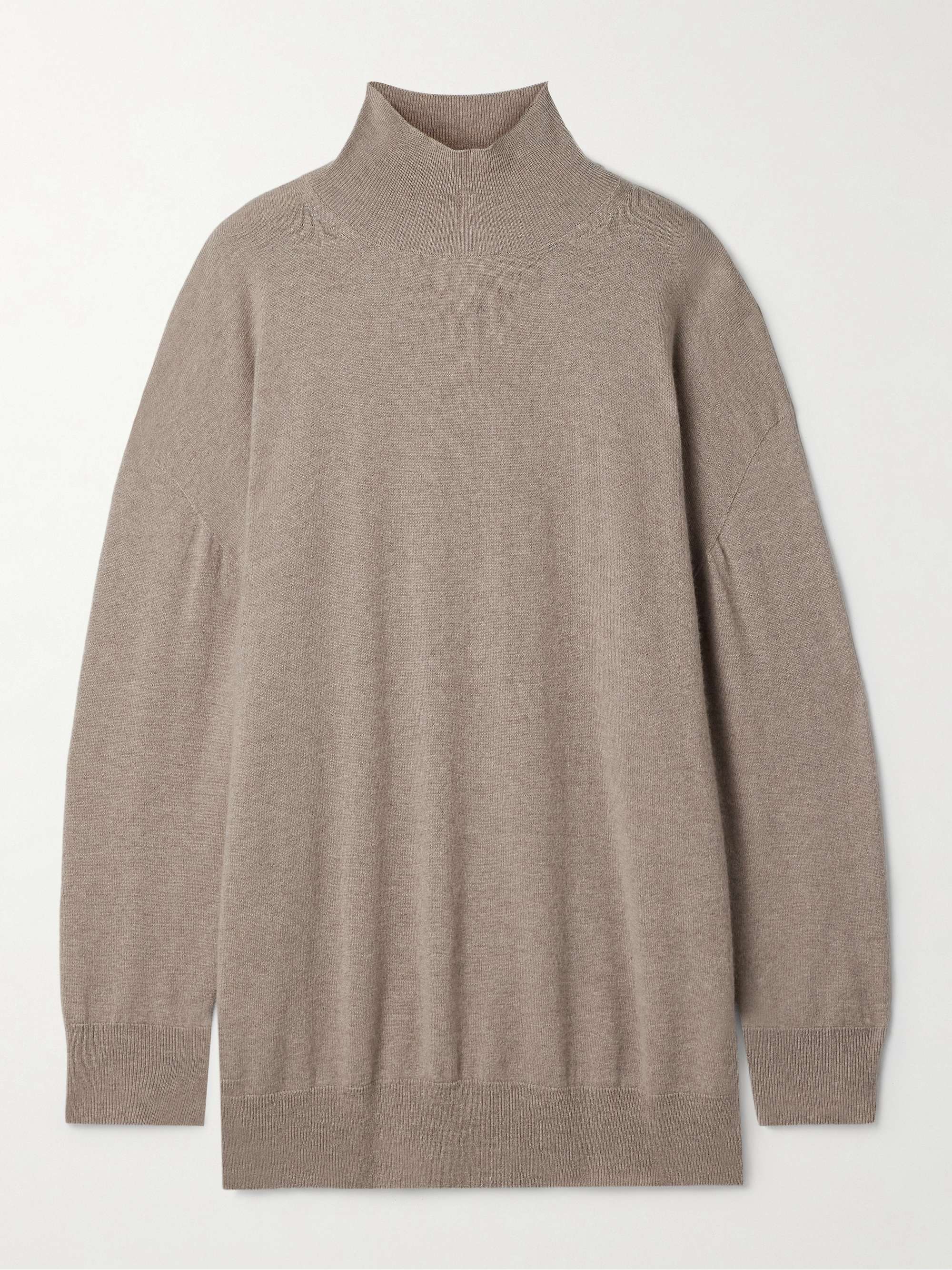 Jabari cashmere turtleneck sweater view