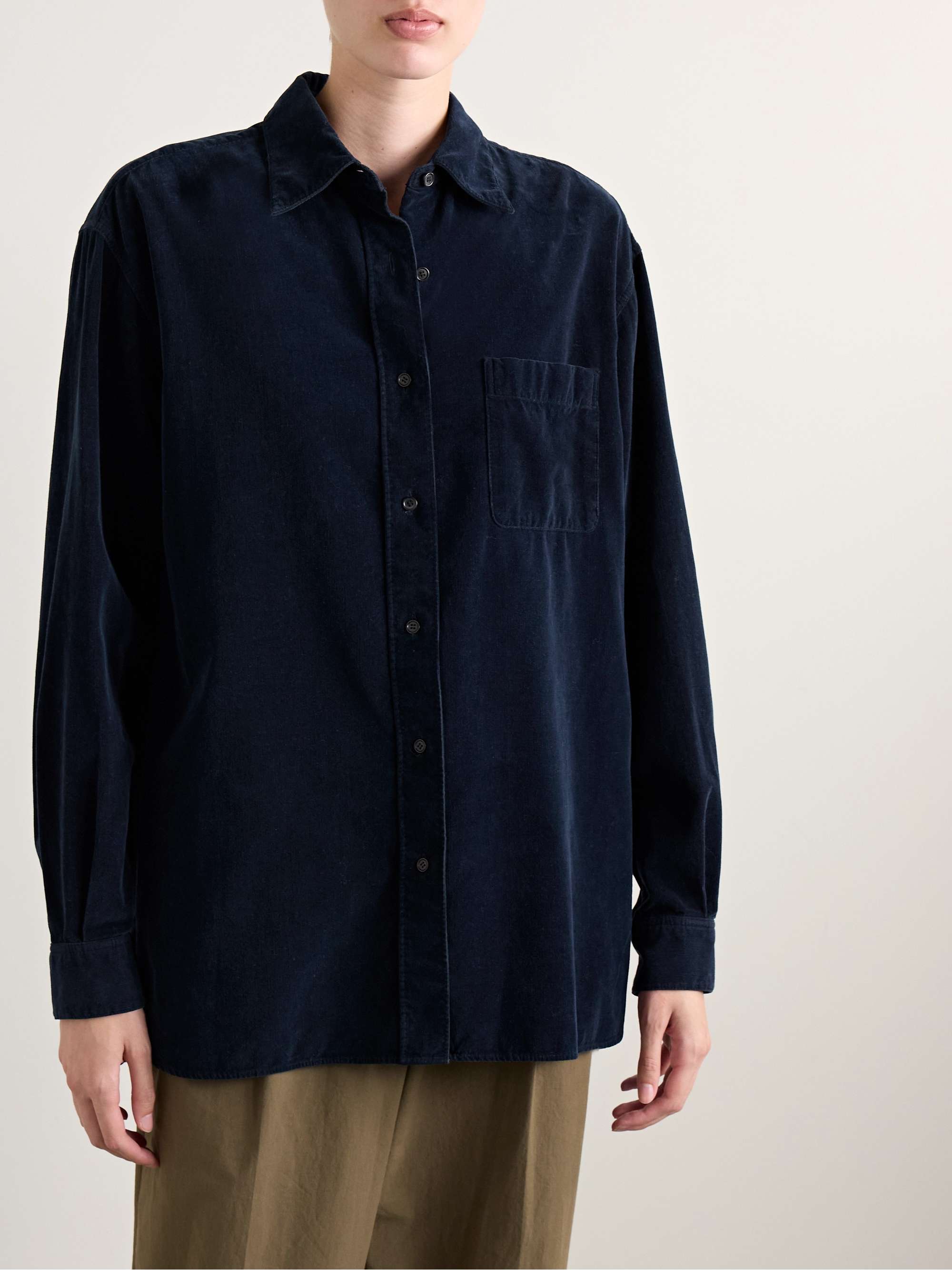 Nesson cotton-corduroy shirt view