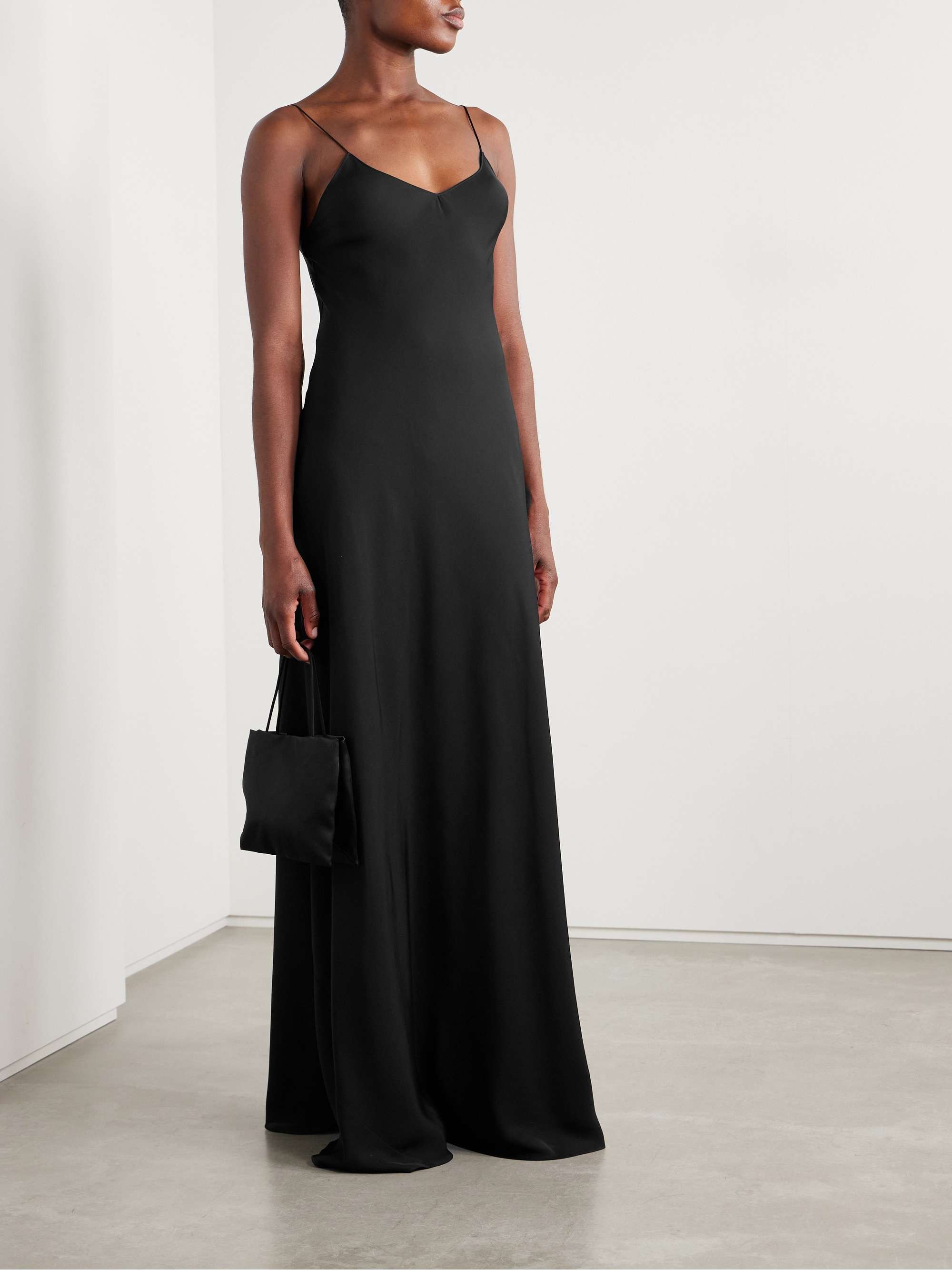 Kolann silk crepe de chine gown view