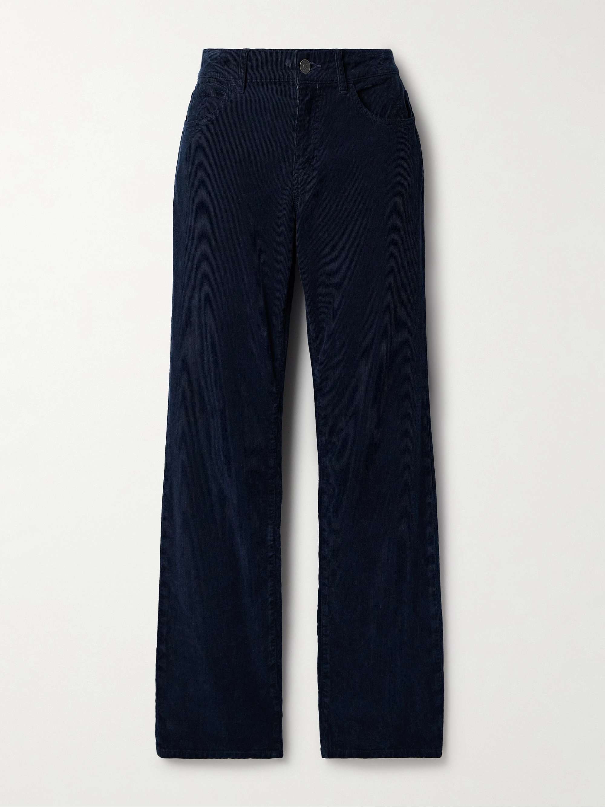 Carlyl cotton-corduroy straight-leg pants view