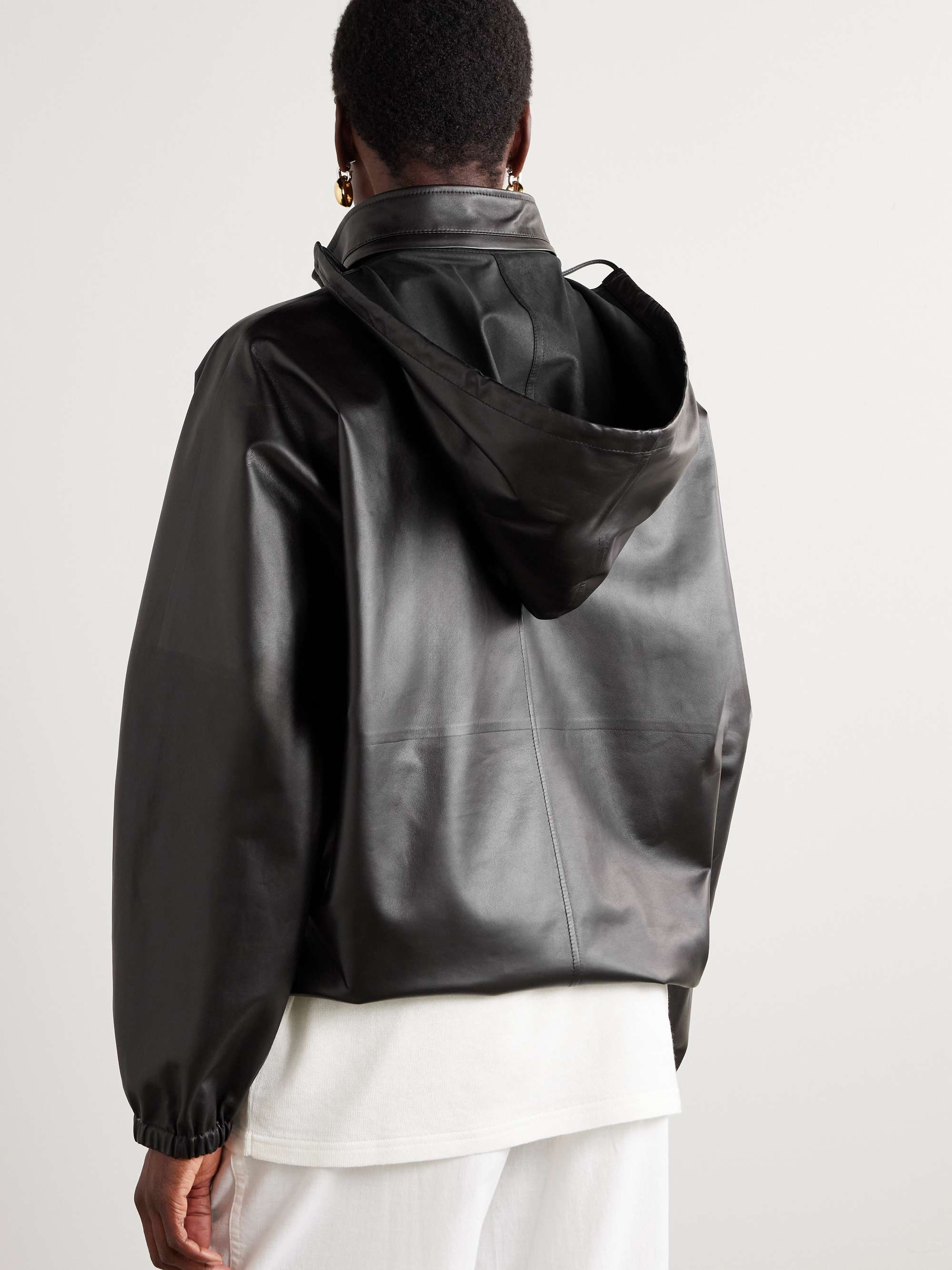 Jilly leather jacket view
