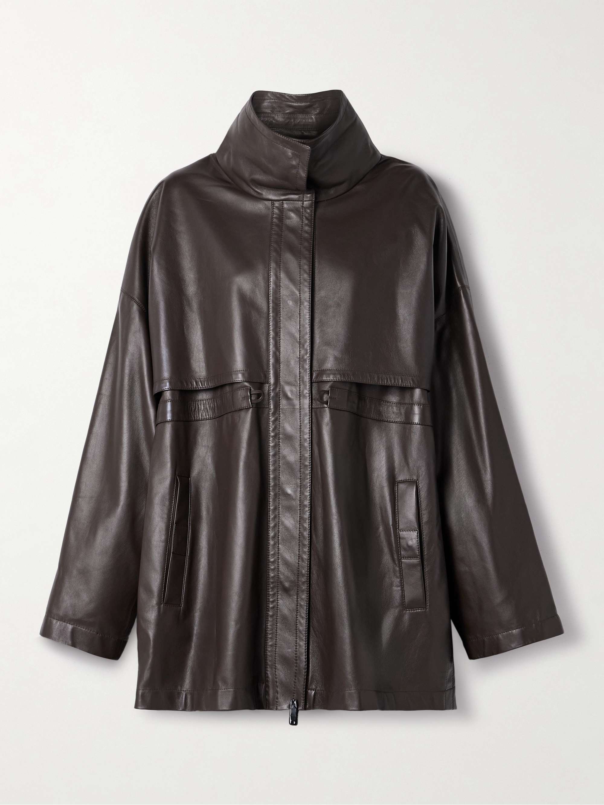Herbie leather jacket view