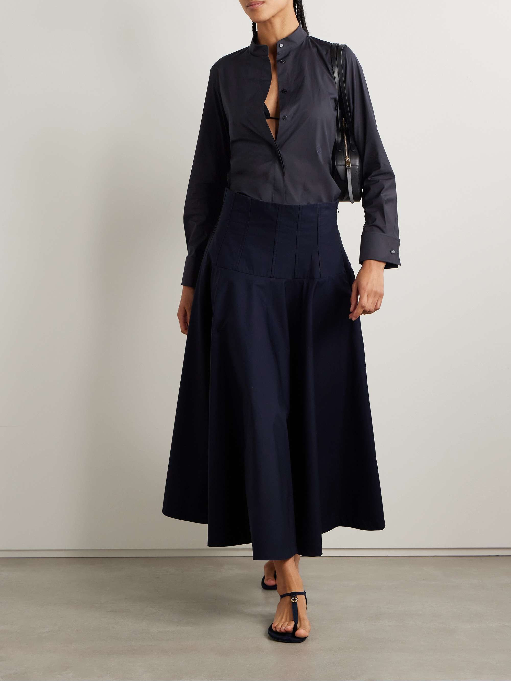 Arduino cotton-blend poplin shirt view