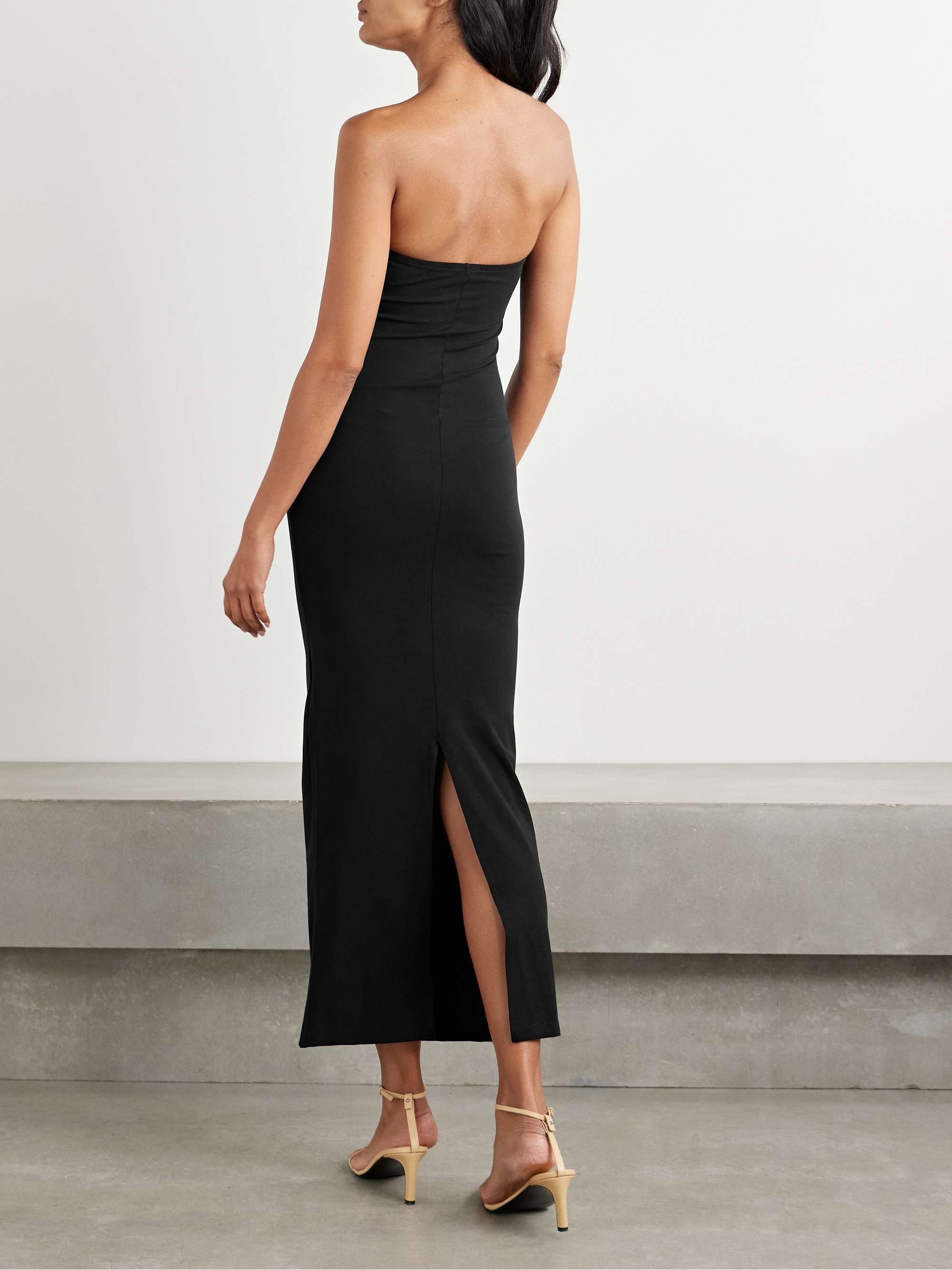 Kate strapless stretch-TENCEL™ Lyocell jersey midi dress view
