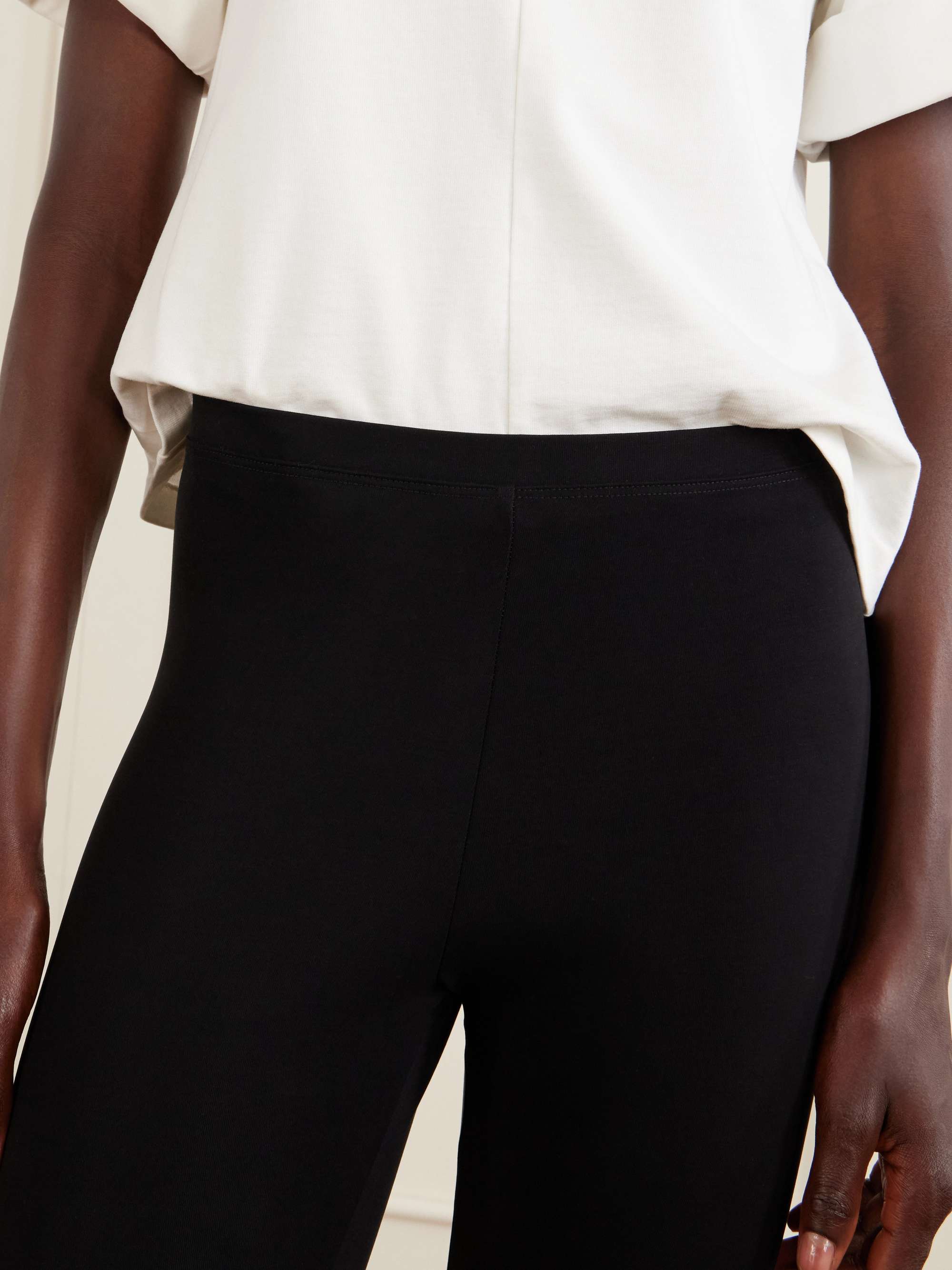 Josie stretch-TENCEL™ Lyocell jersey leggings view