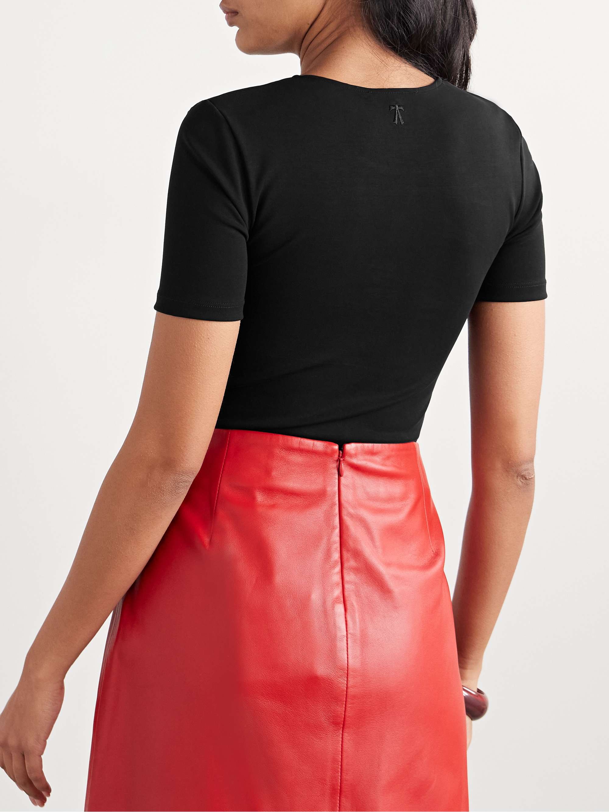 Penny stretch-TENCEL™ Lyocell jersey thong bodysuit view