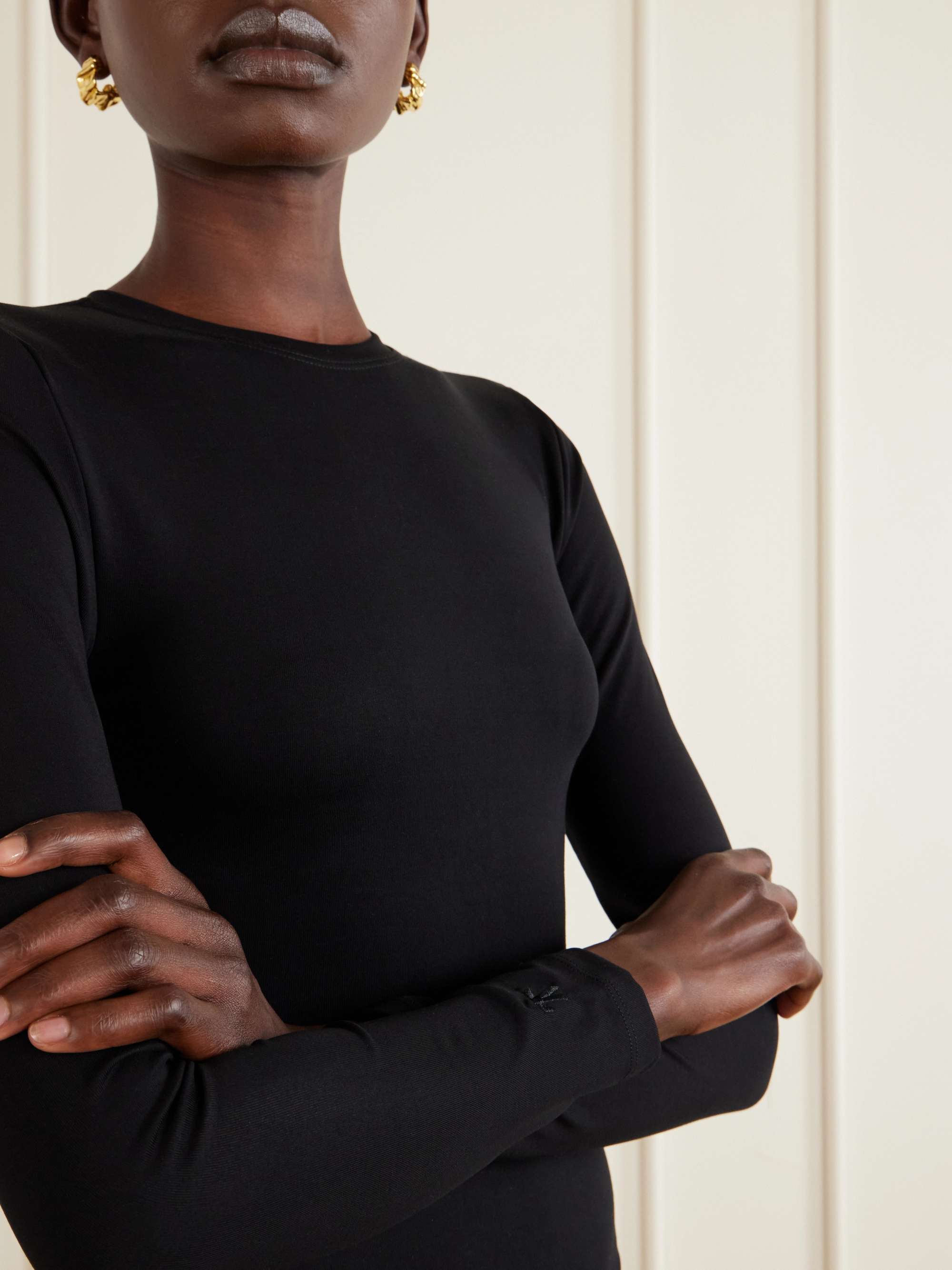 Elizabeth stretch-TENCEL™ Lyocell jersey mini dress view
