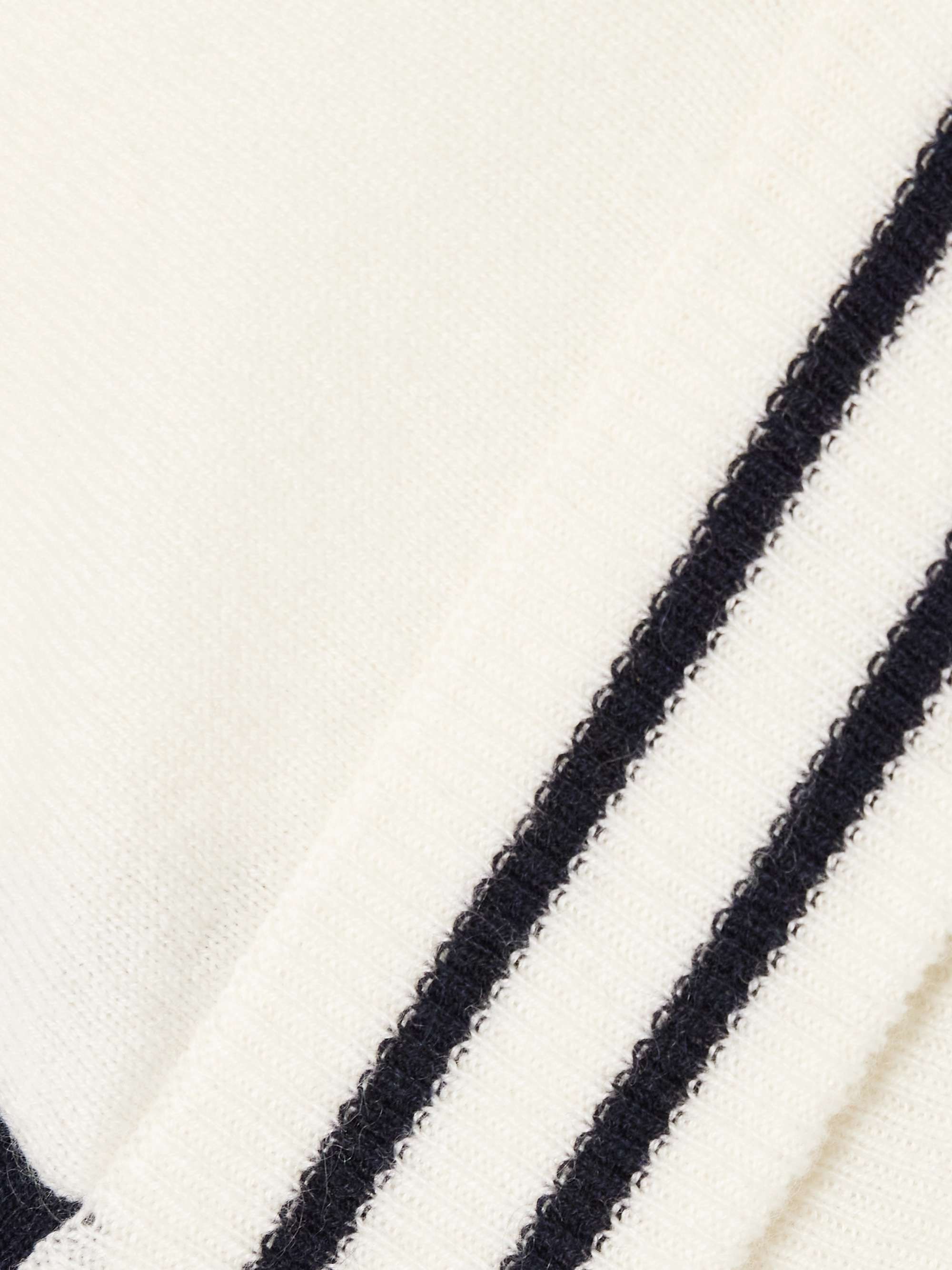 Striped cashmere bralette view