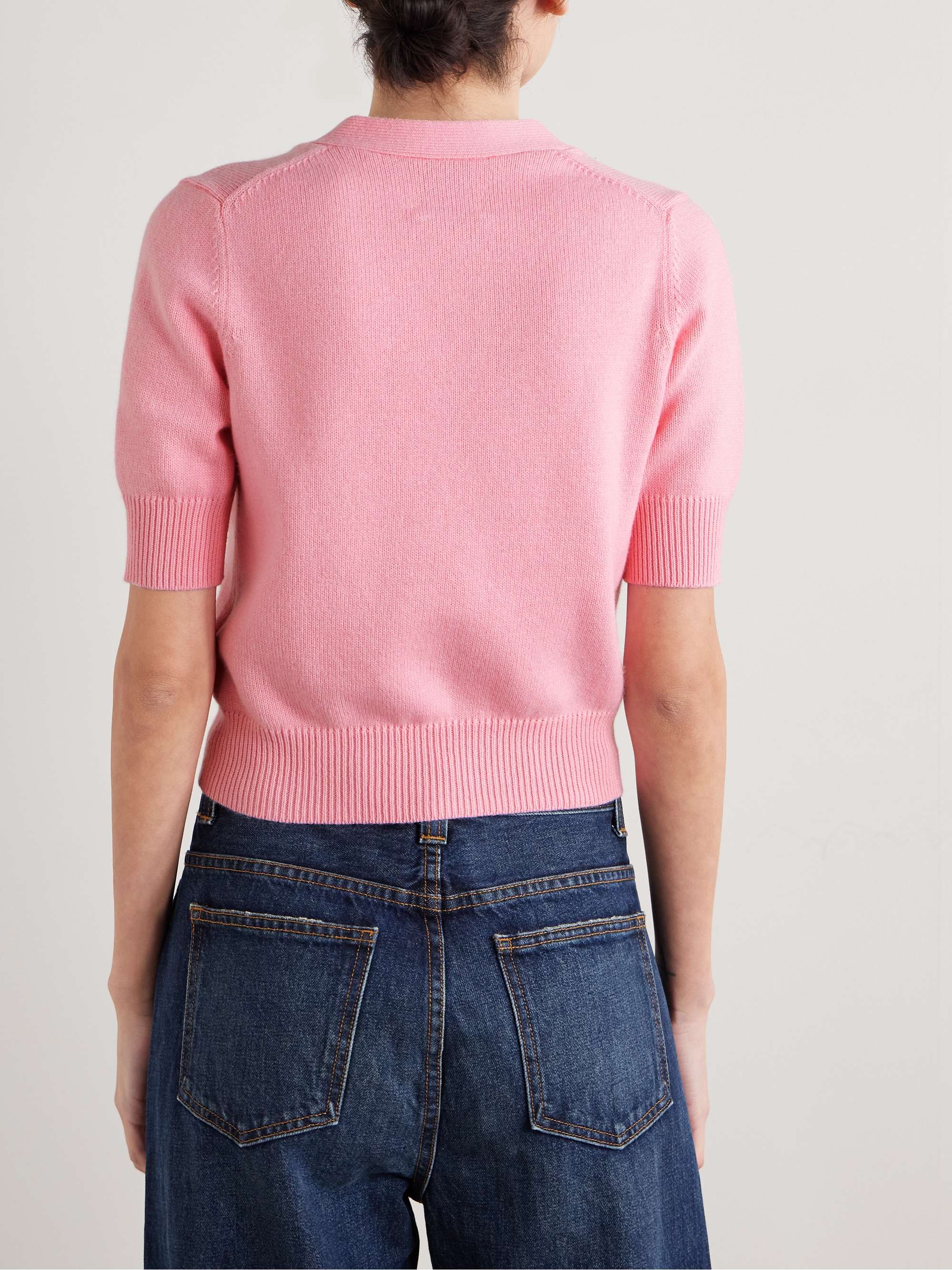 Cotton and cashmere-blend cardigan view