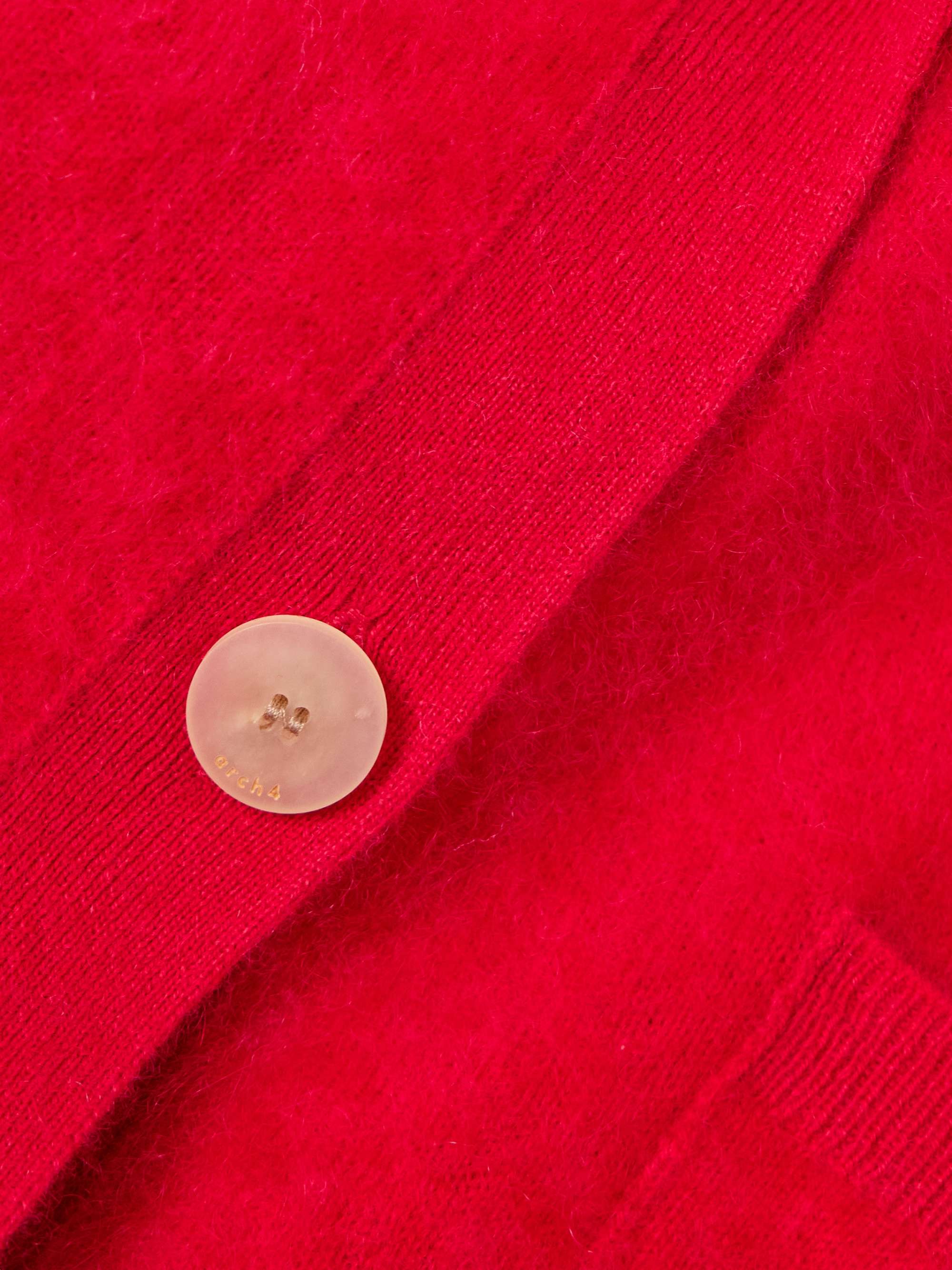 Organic cashmere cardigan view