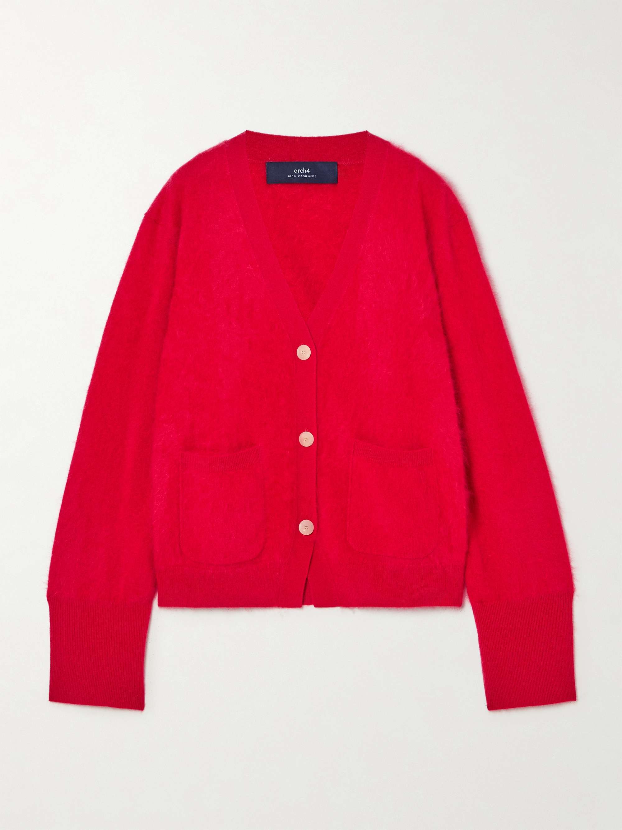 Organic cashmere cardigan view